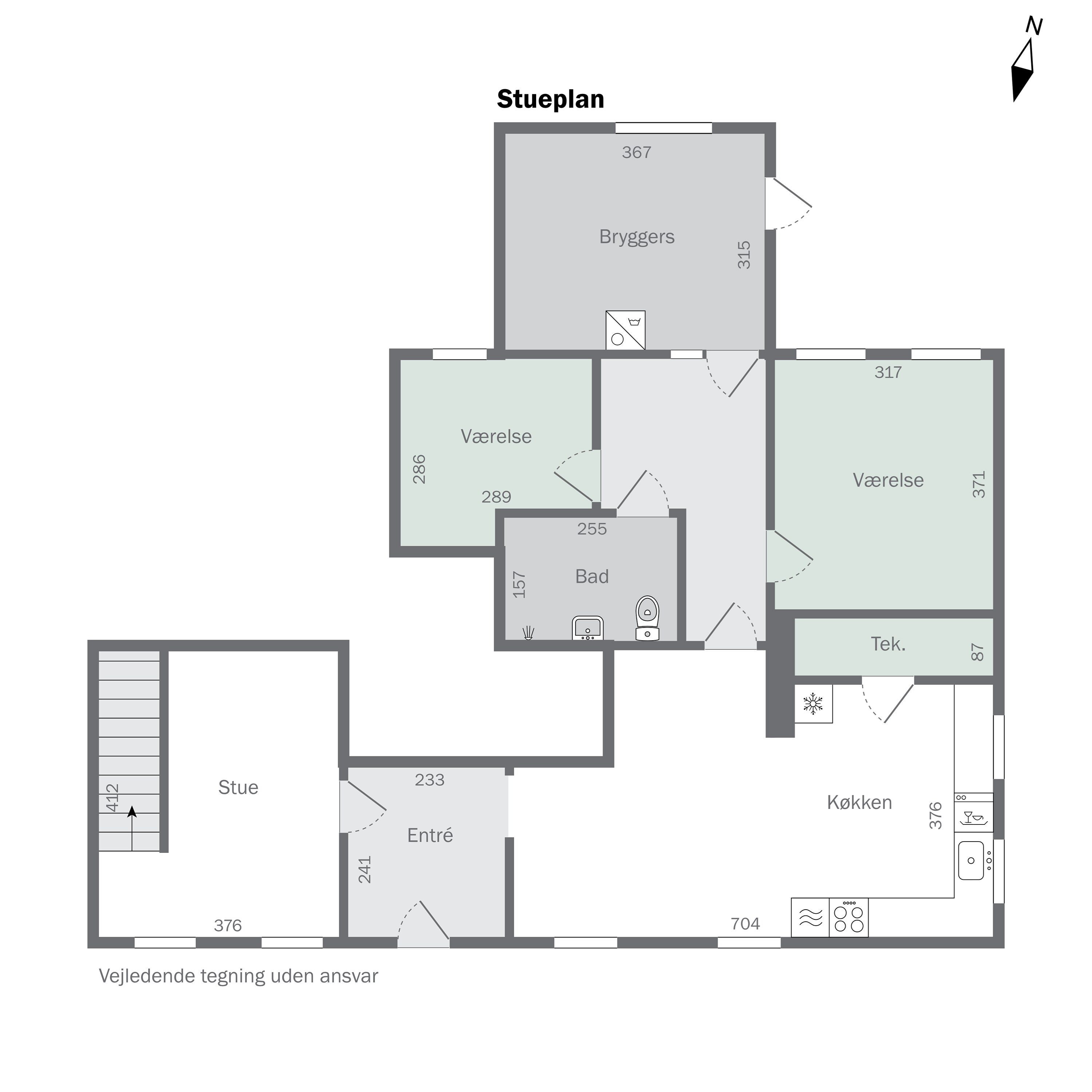 Plantegninger billede af Volderslev Bygade 7B, Volderslev, 5260 Odense S