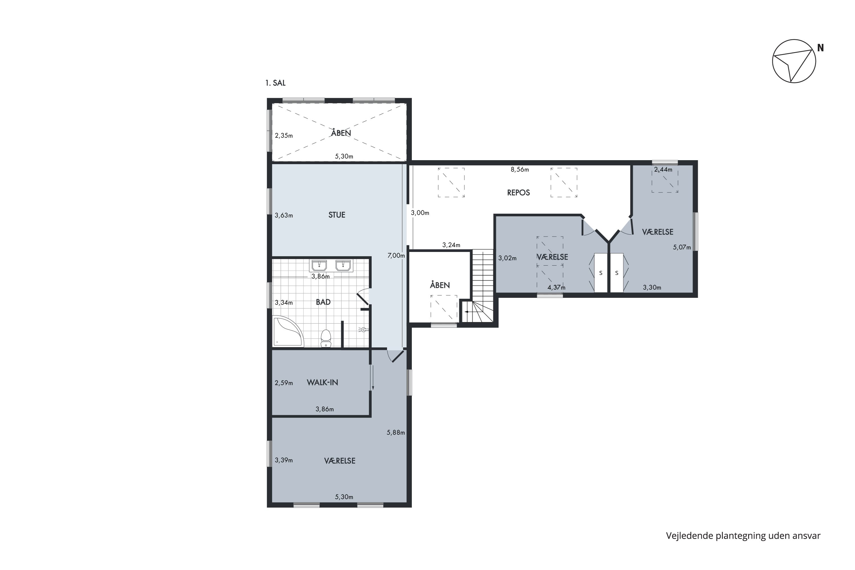 Plantegninger billede af Aggersundvej 98, Hvorvarp, 9600 Aars