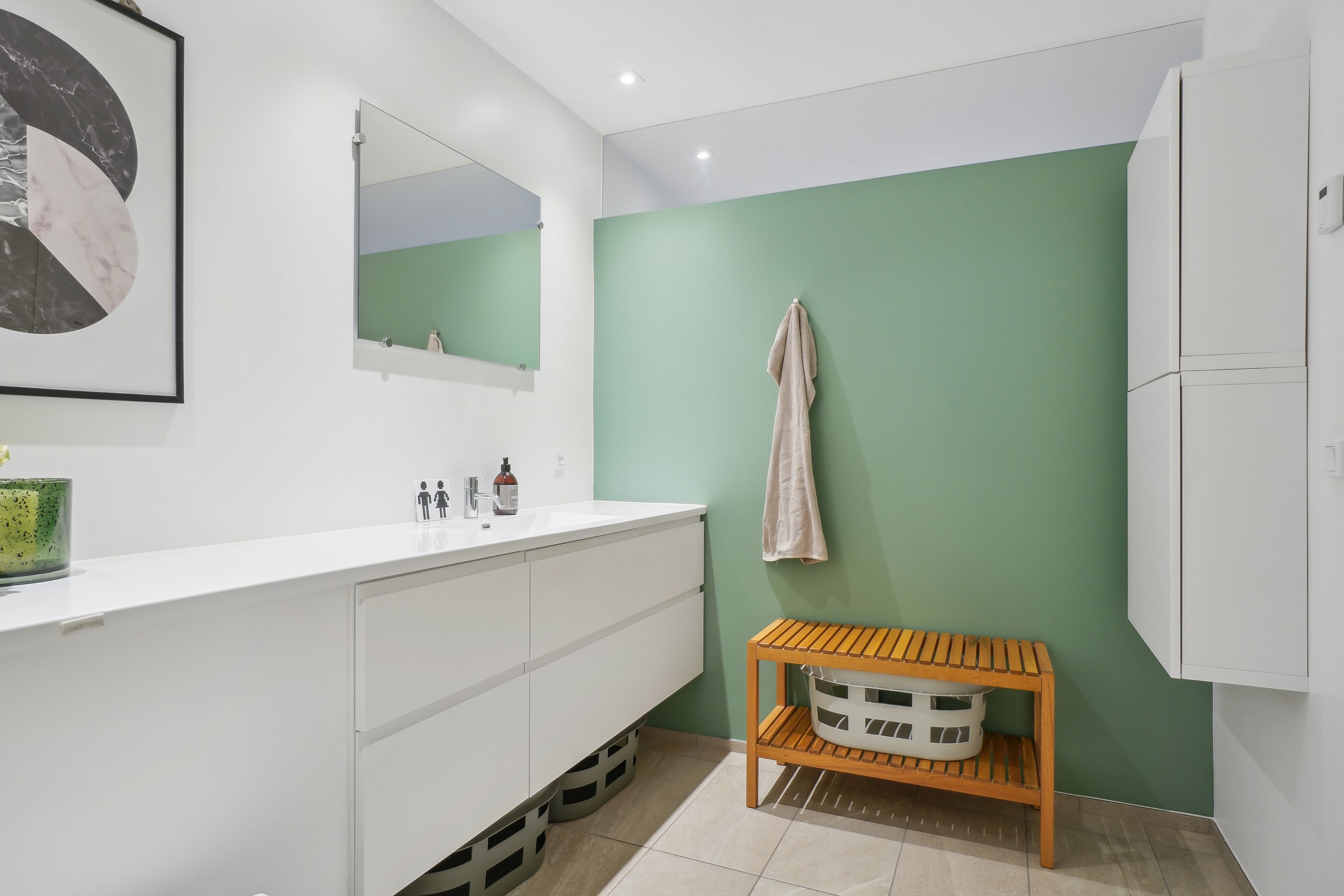 Fremhævet badeværelse billede i fuldskærmstilstand. Billede af Poul Buås Vej 2A, 9000 Aalborg