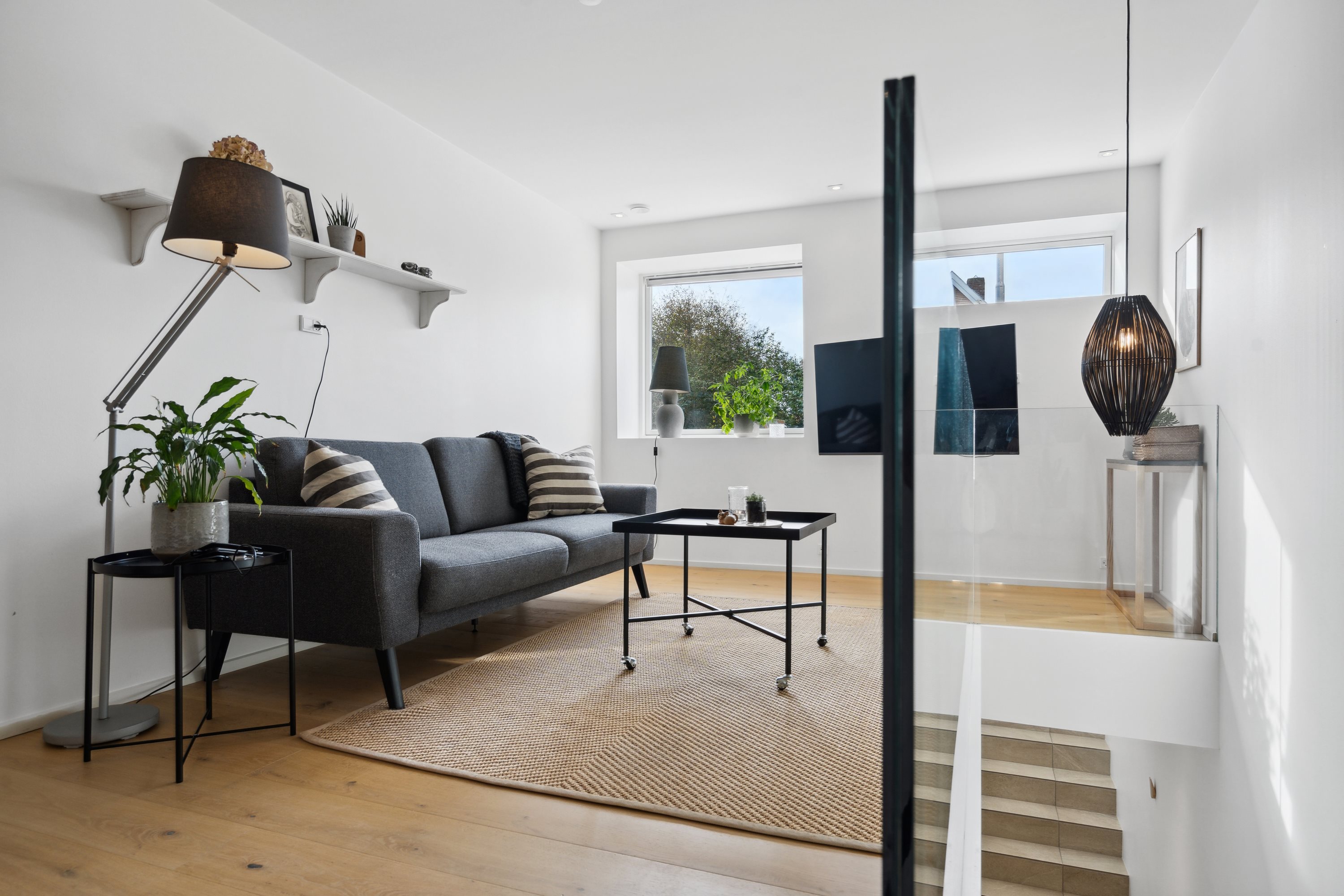 Fremhævet stue billede i fuldskærmstilstand. Billede af Poul Buås Vej 2A, 9000 Aalborg