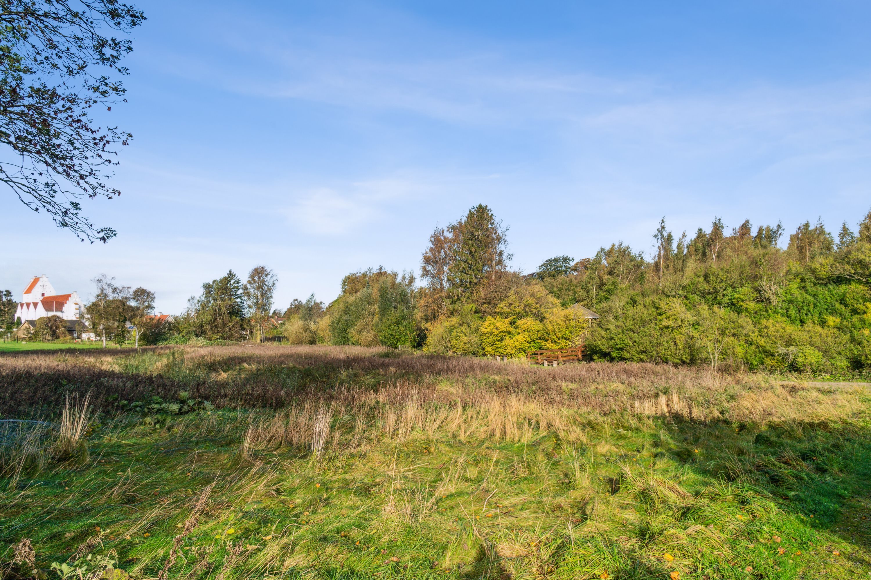 Fremhævet omgivelser billede i fuldskærmstilstand. Billede af Præstevænget 1A, 1B., 4735 Mern