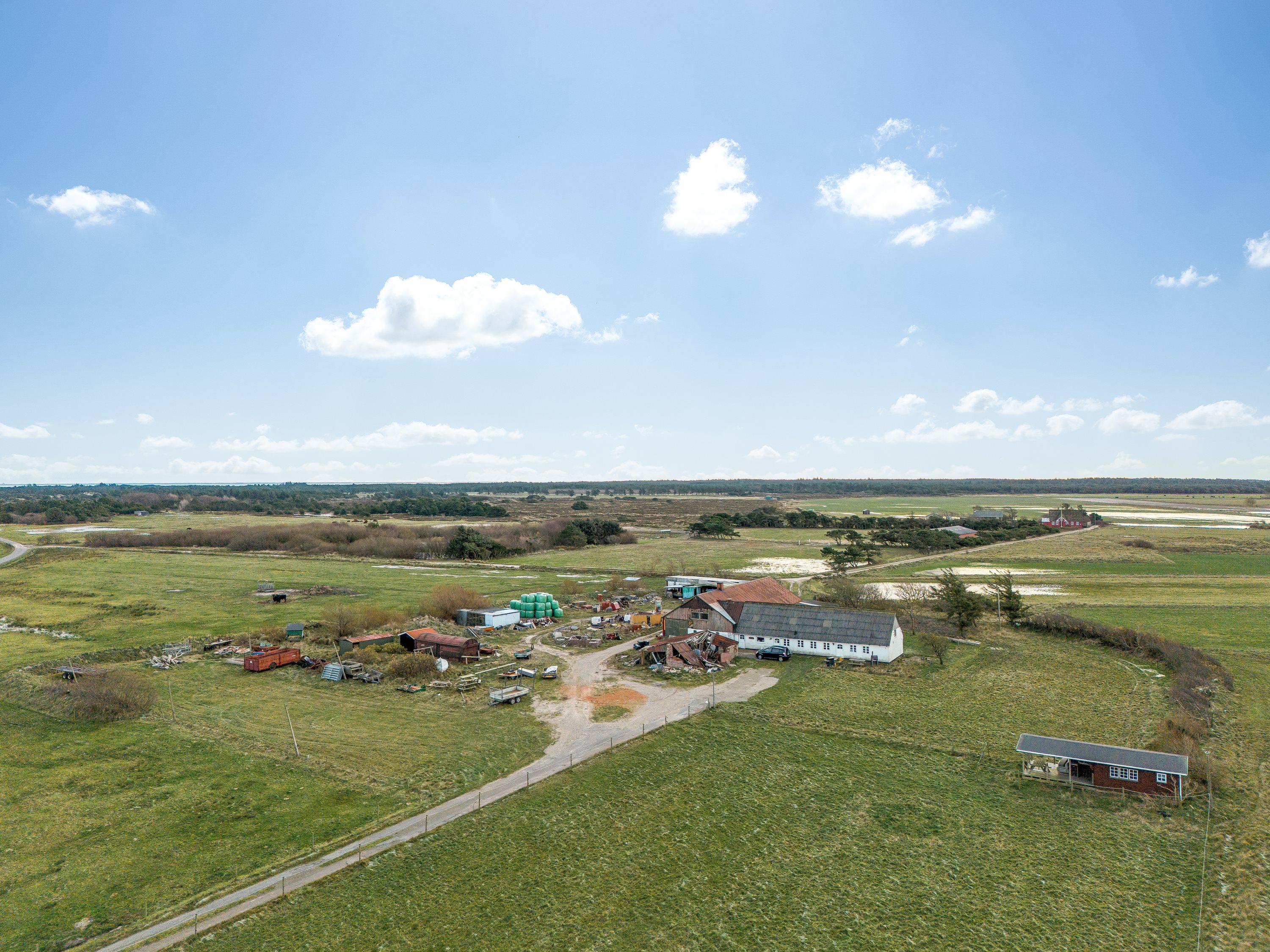 Miniaturebillede 1: luftfoto. Billede af Klingebjergvej 1, Rindby, 6720 Fanø