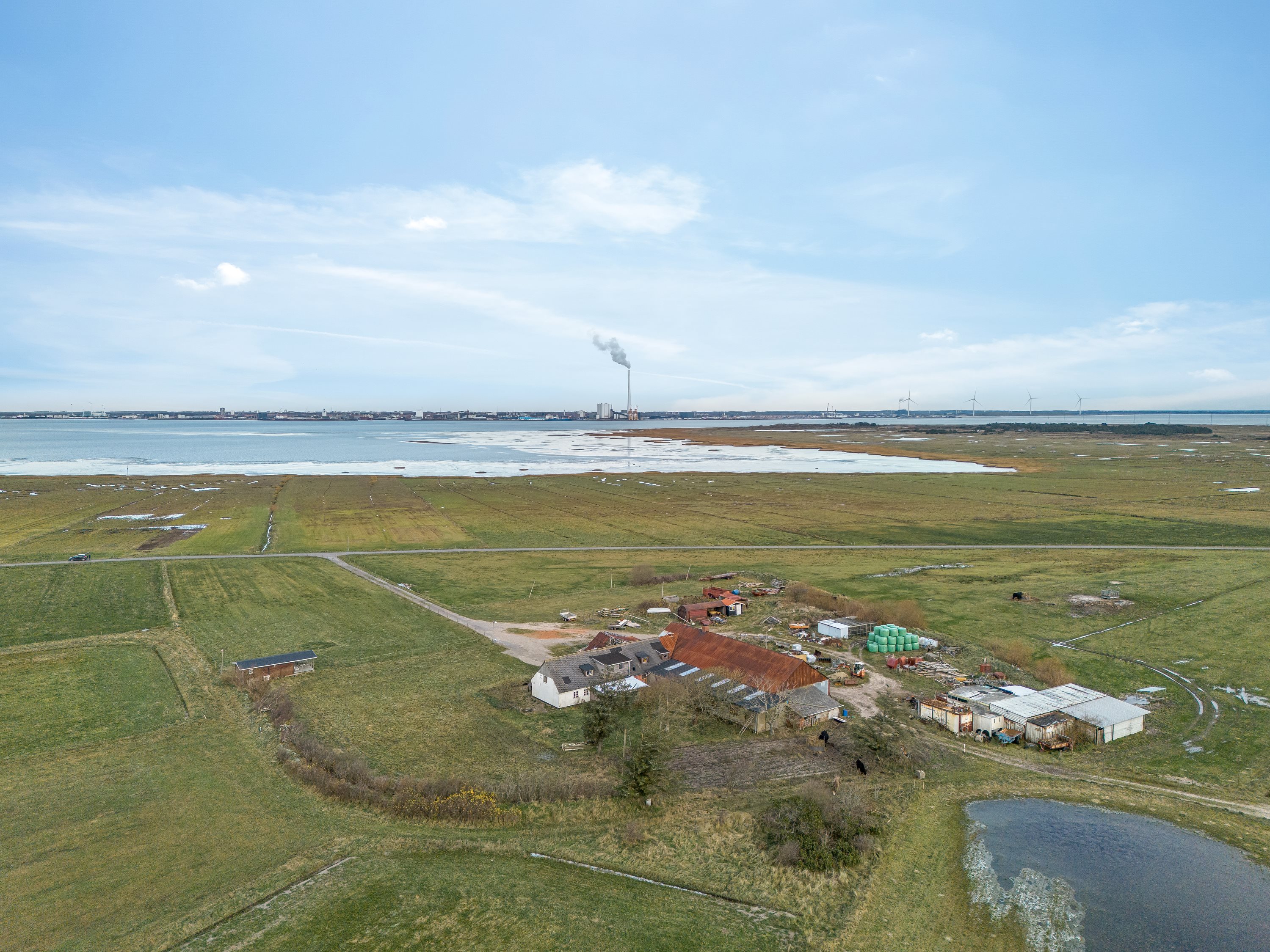 Fremhævet luftfoto billede i fuldskærmstilstand. Billede af Klingebjergvej 1, Rindby, 6720 Fanø