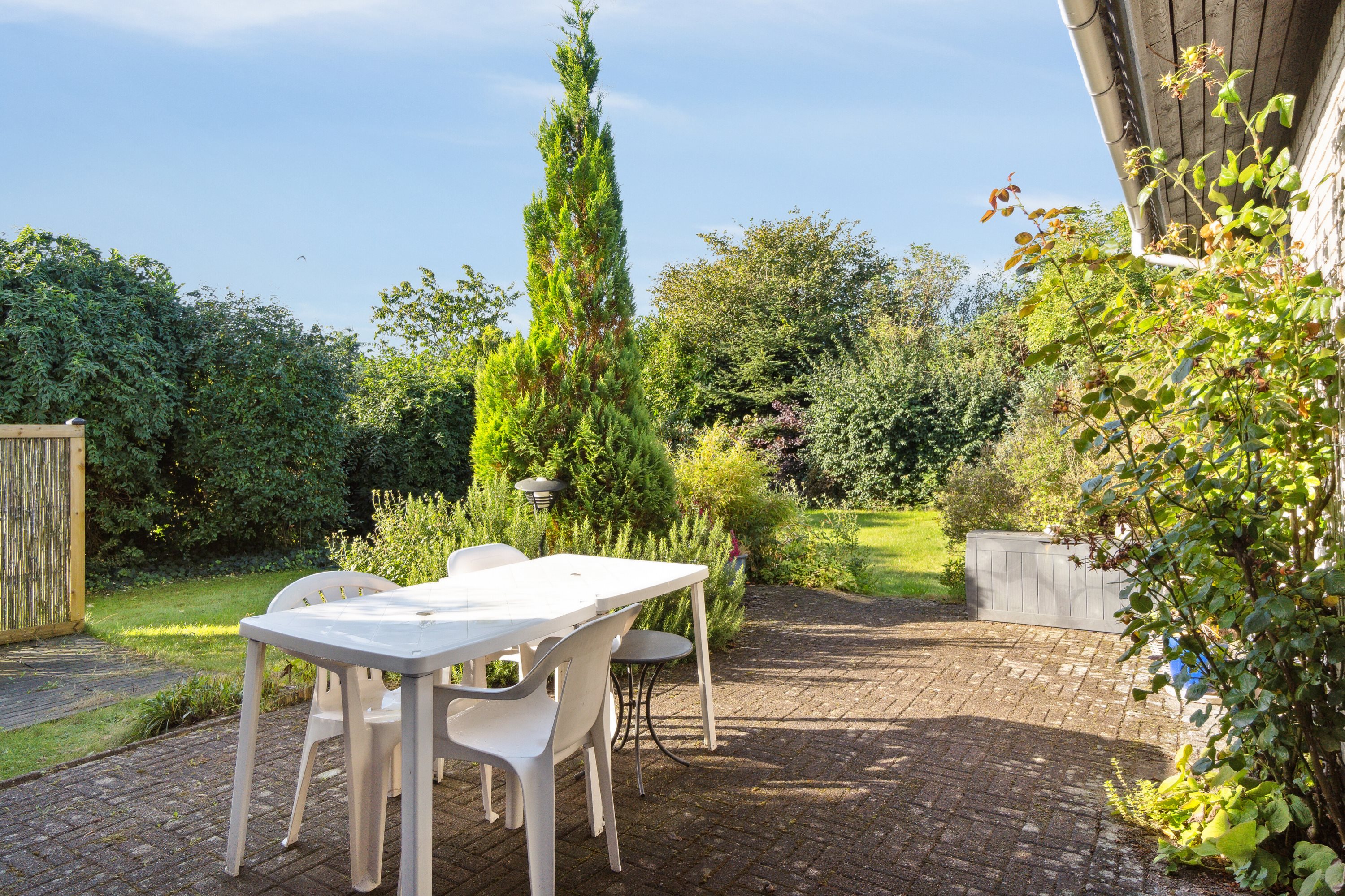 Fremhævet terrasse billede i fuldskærmstilstand. Billede af Åbyskovtoften 6, 5881 Skårup Fyn