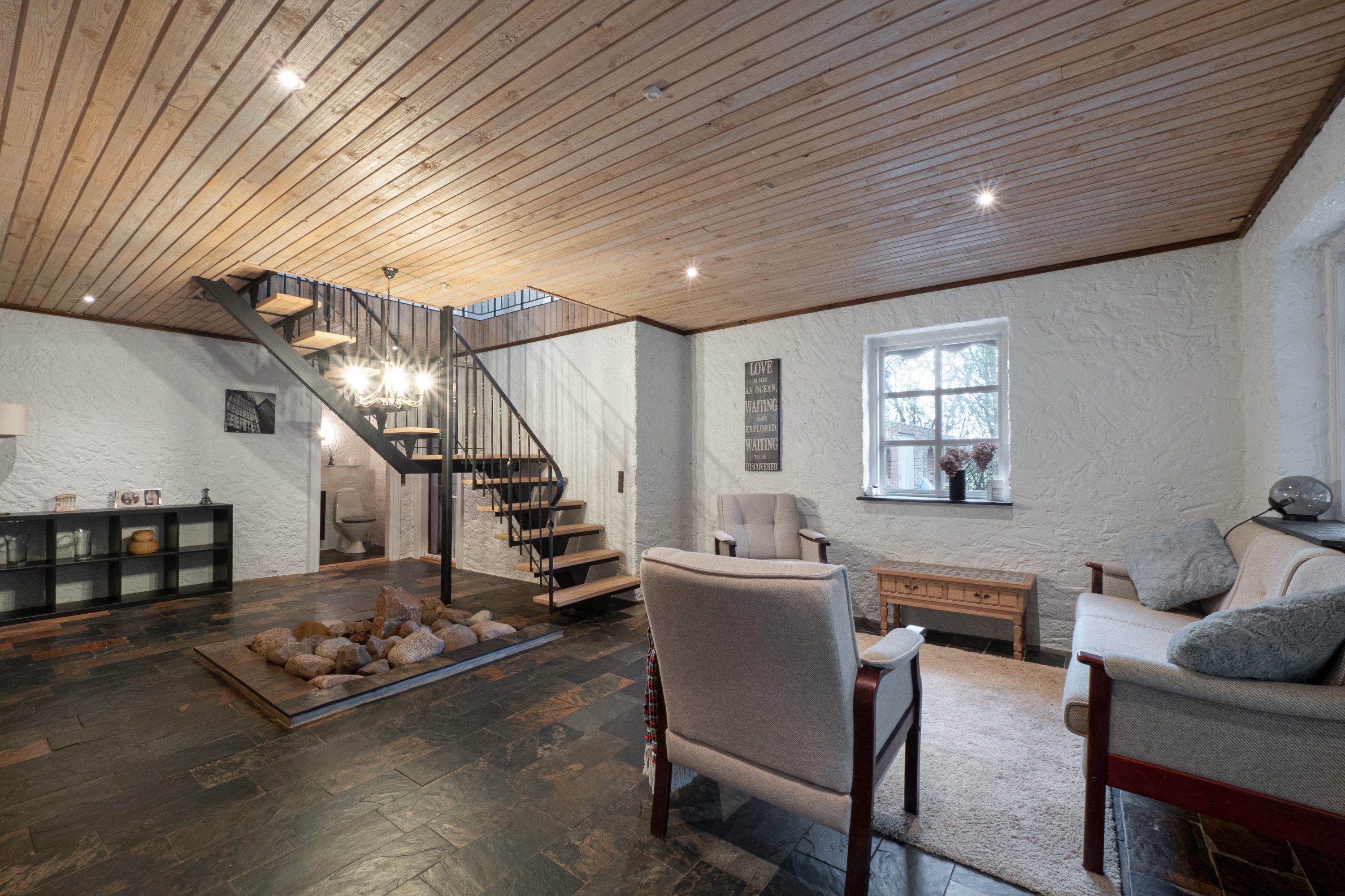 Fremhævet stue billede i fuldskærmstilstand. Billede af Humlegårdvej 4, Krejbjerg, 7860 Spøttrup