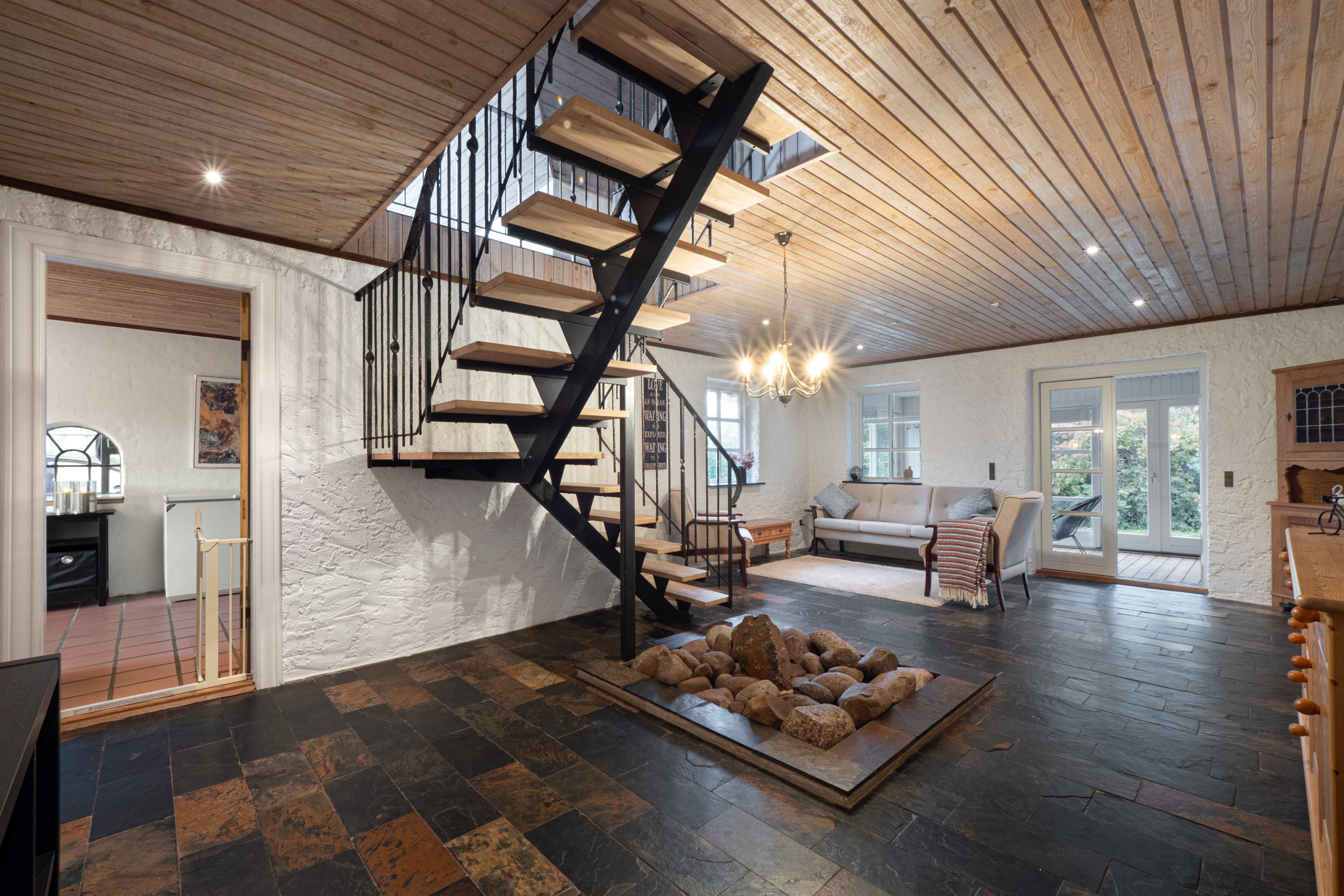 Fremhævet stue billede i fuldskærmstilstand. Billede af Humlegårdvej 4, Krejbjerg, 7860 Spøttrup