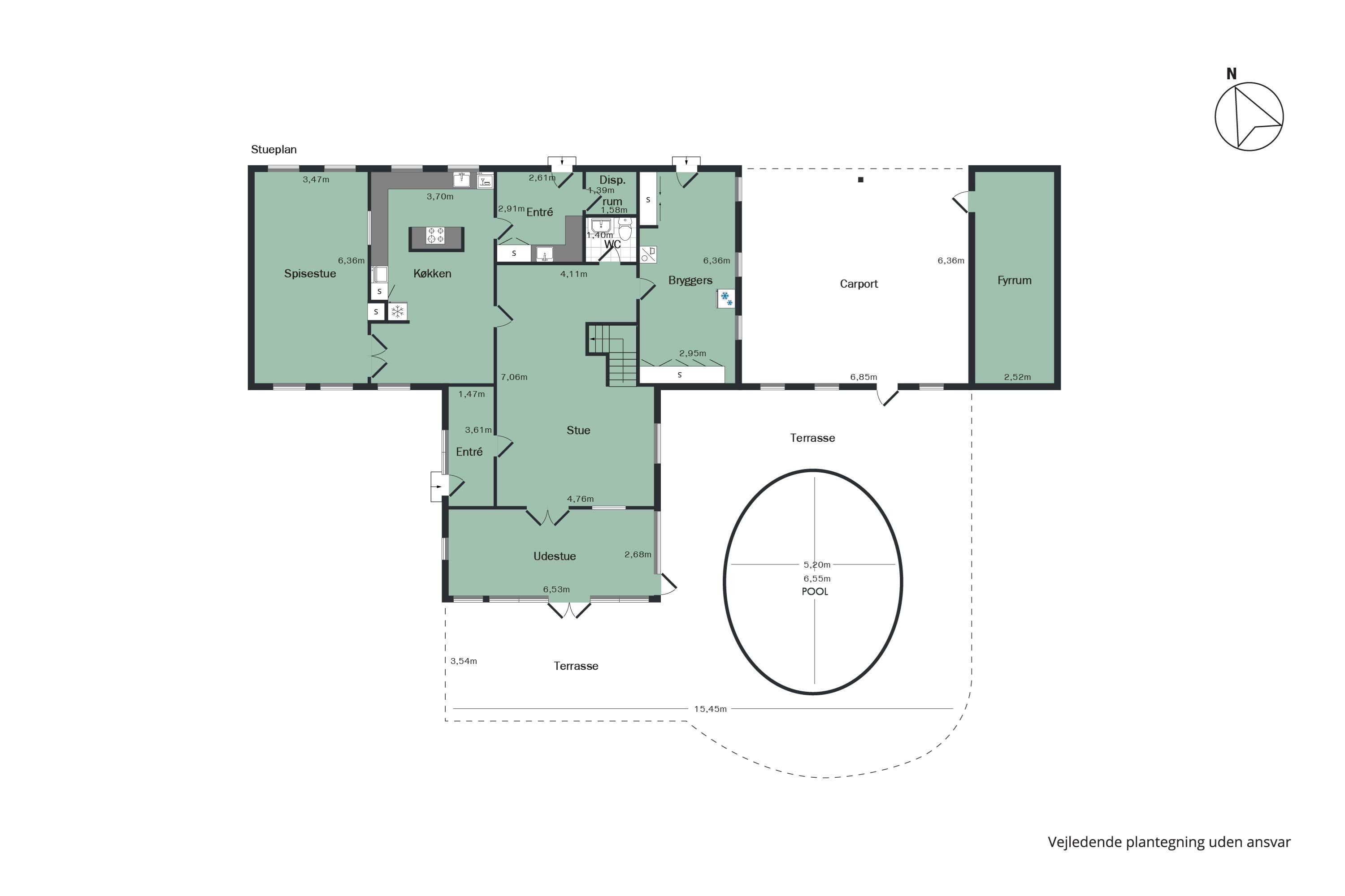 Plantegninger billede af Humlegårdvej 4, Krejbjerg, 7860 Spøttrup