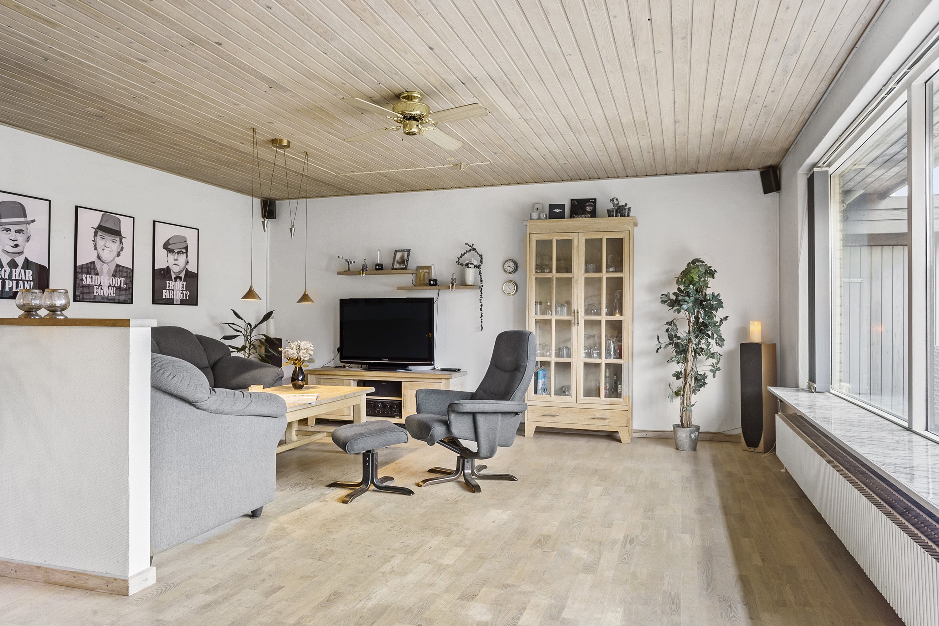 Fremhævet stue billede i fuldskærmstilstand. Billede af Hvide Hus 27, 6580 Vamdrup