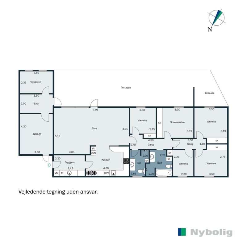 Plantegninger billede af Hvide Hus 27, 6580 Vamdrup