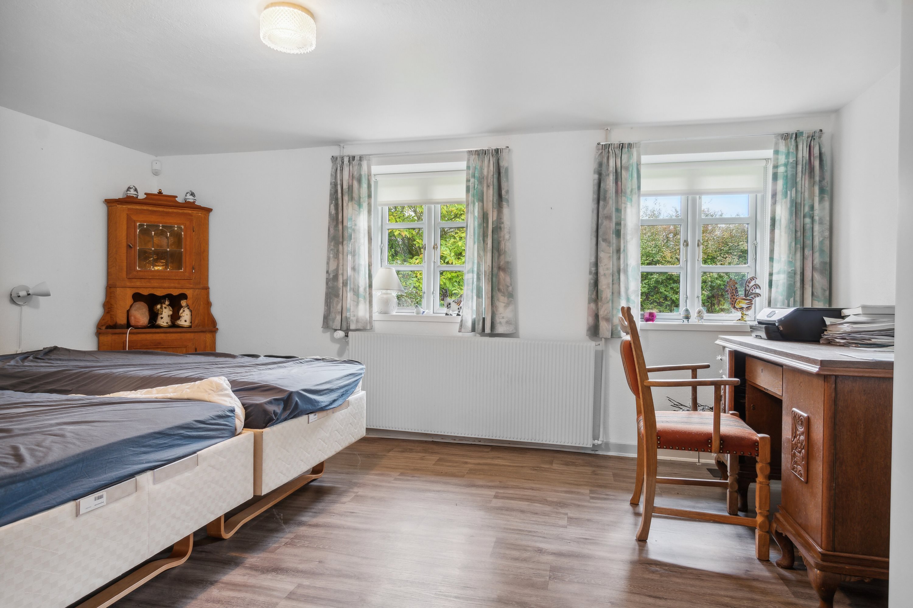 Fremhævet soveværelse billede i fuldskærmstilstand. Billede af Birkevej 13, Løvskal, 8850 Bjerringbro