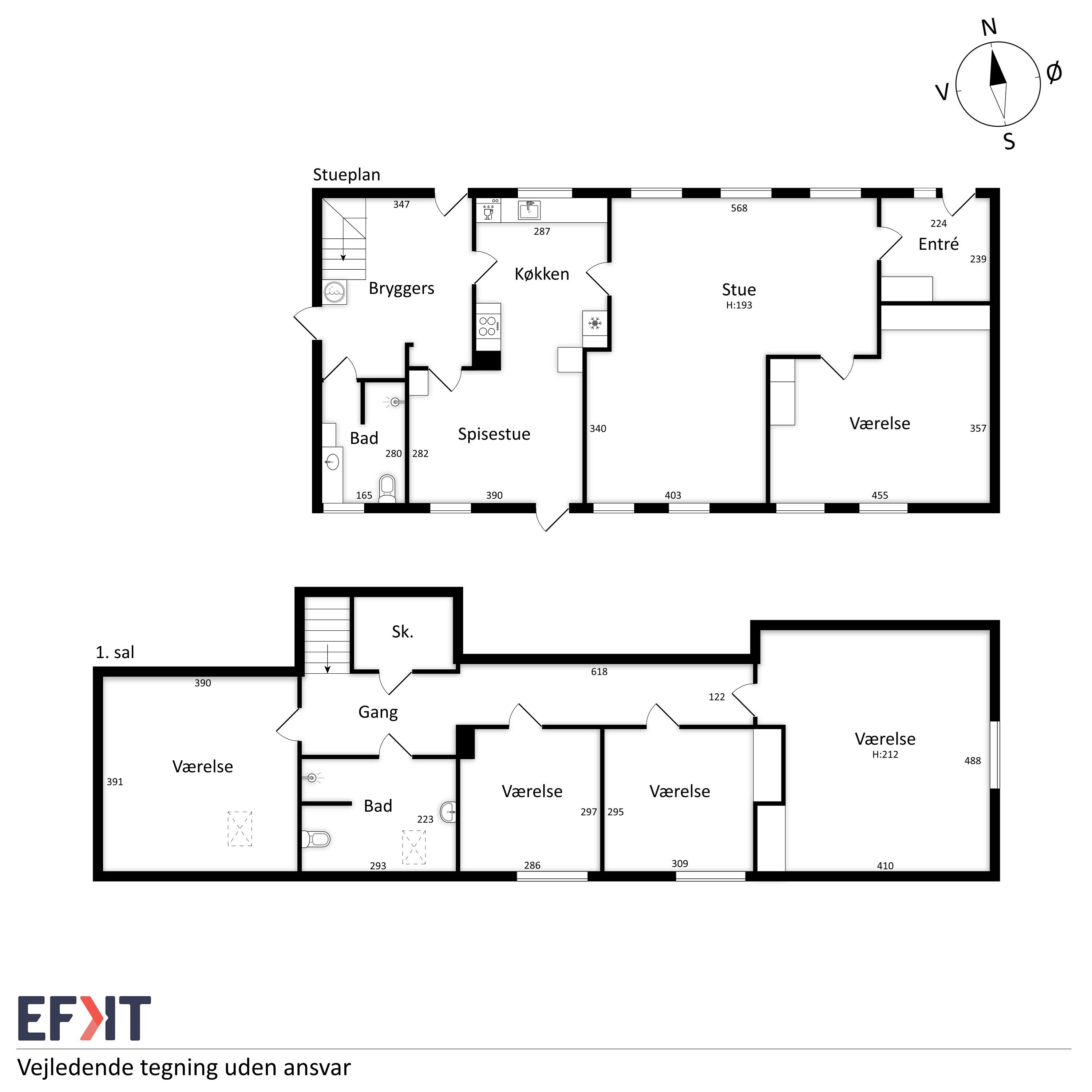 Plantegninger billede af Birkevej 13, Løvskal, 8850 Bjerringbro