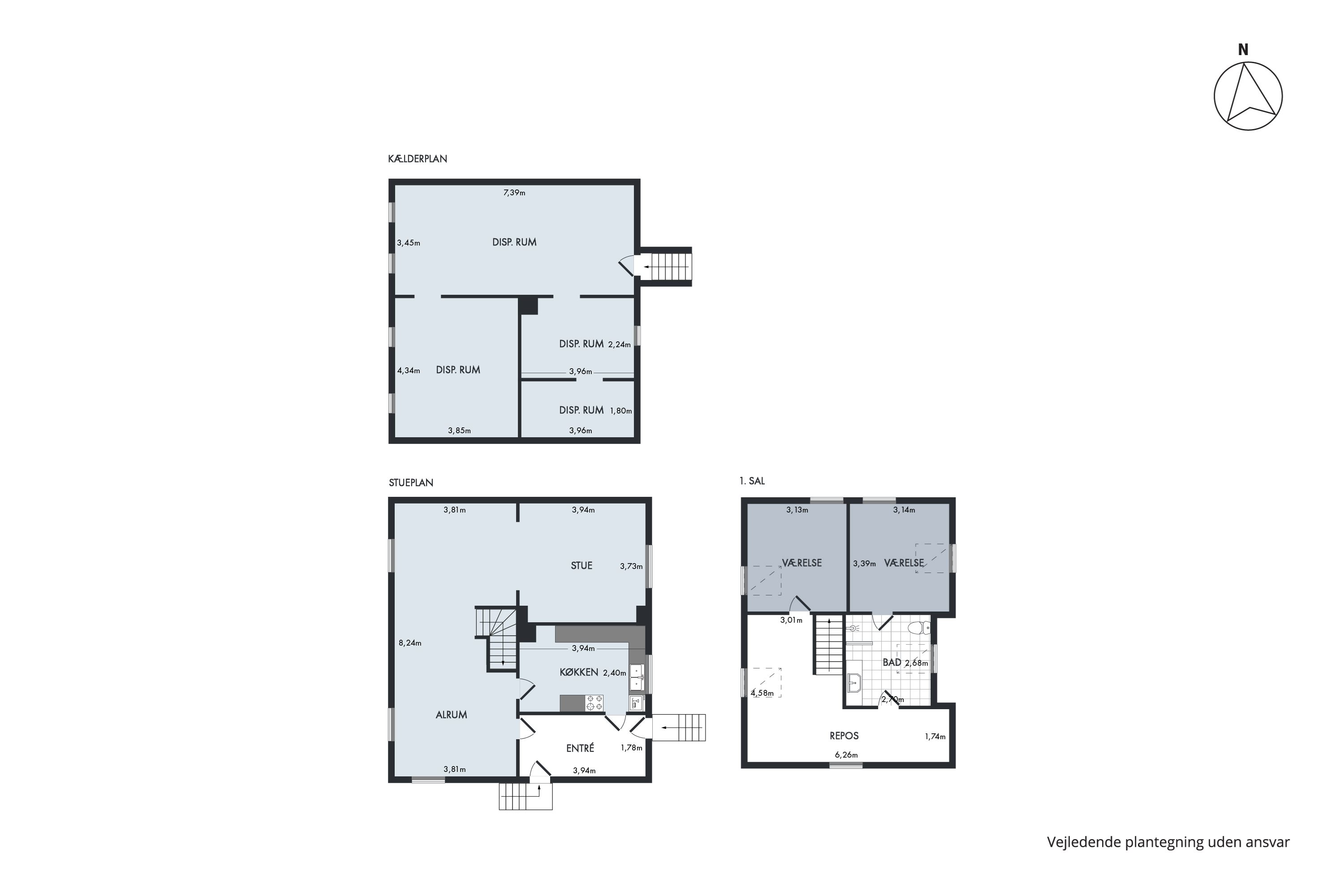 Plantegninger billede af Nygade 2H, 8963 Auning