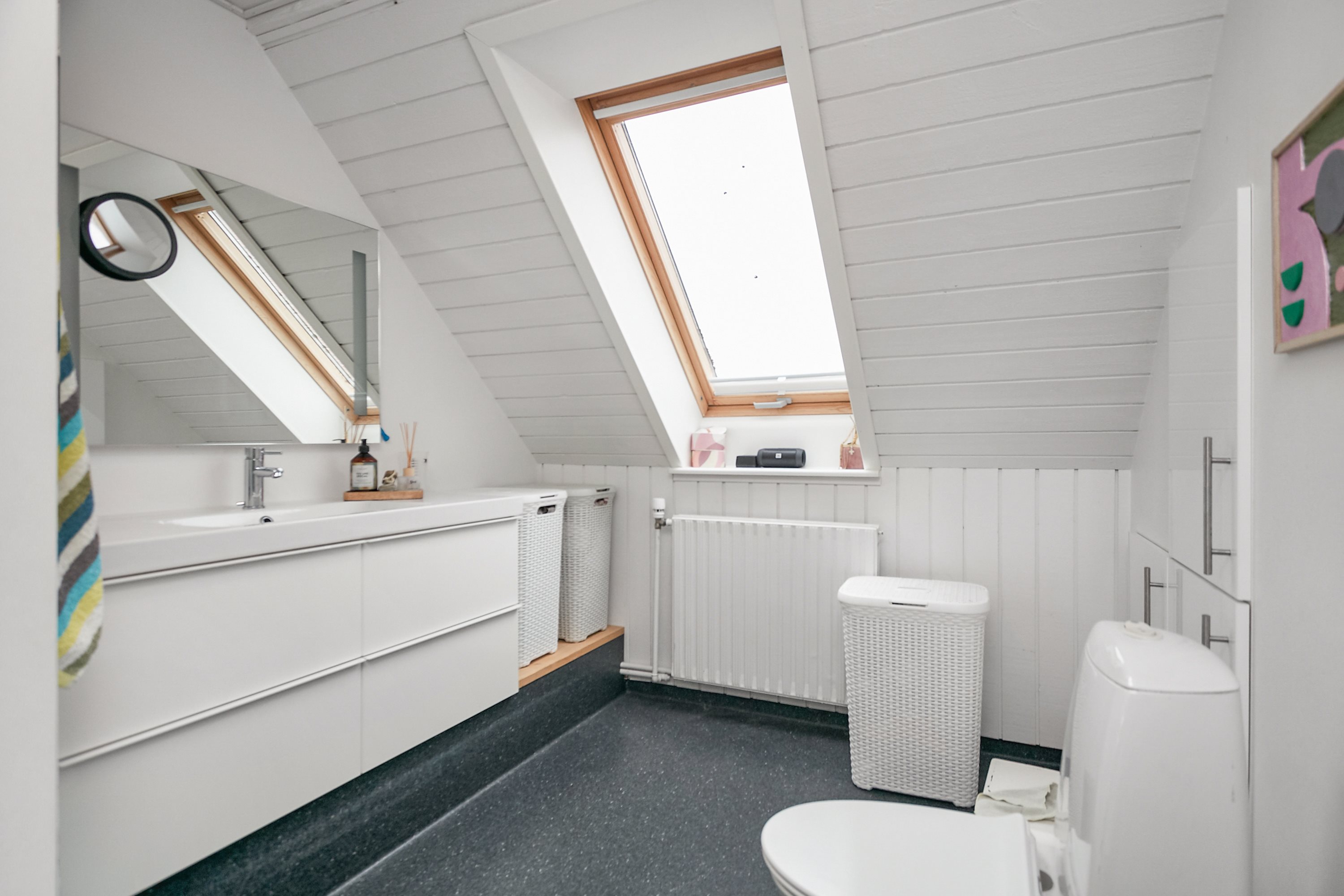 Fremhævet badeværelse billede i fuldskærmstilstand. Billede af Røntoftevej 1, 8700 Horsens