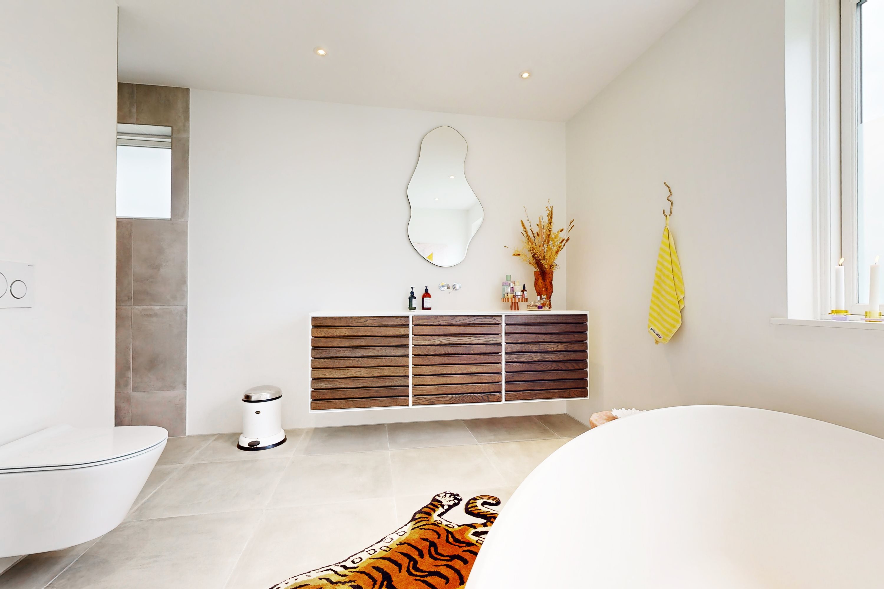 Fremhævet badeværelse billede i fuldskærmstilstand. Billede af Grønlandsvej 11, 8800 Viborg