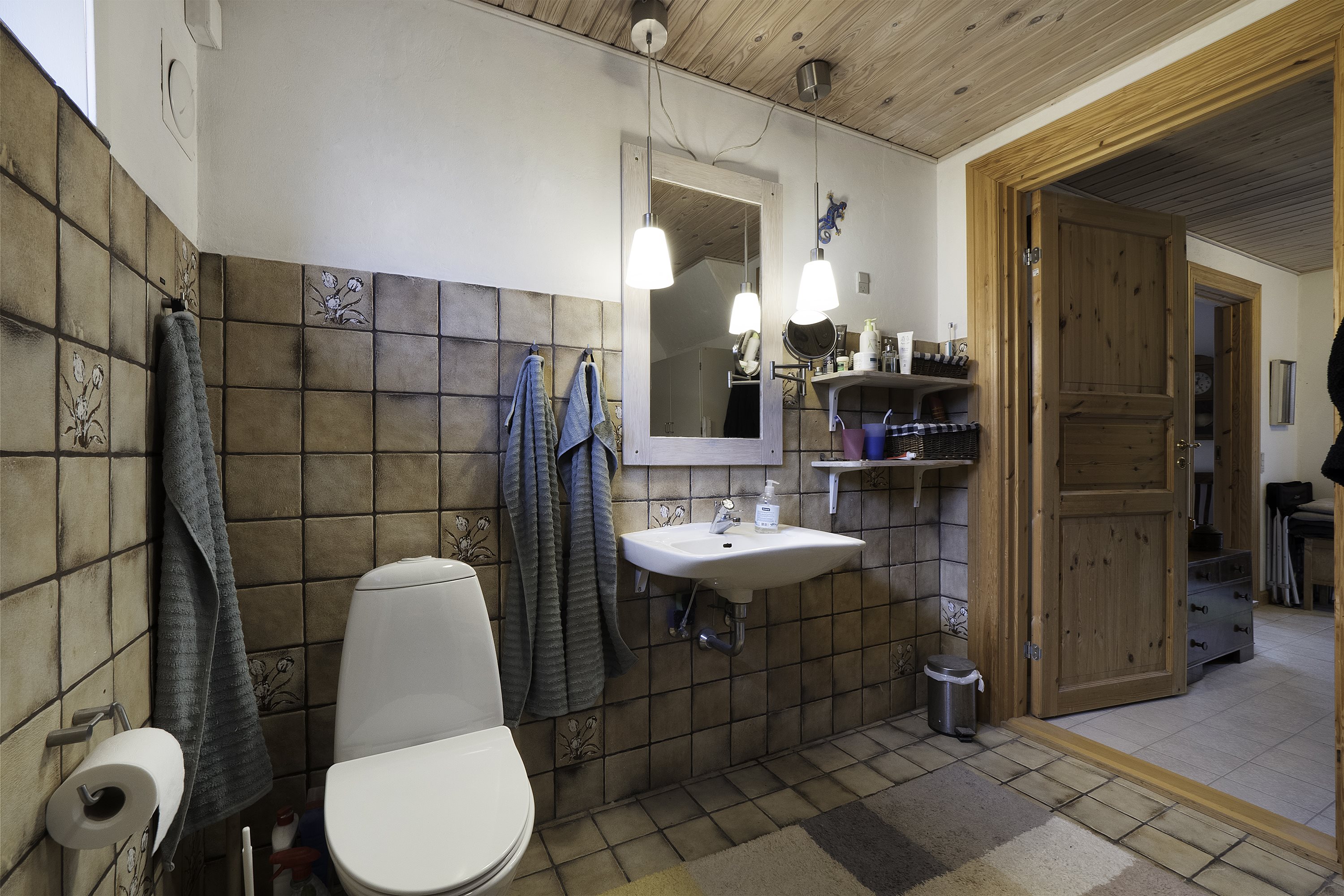 Fremhævet badeværelse billede i fuldskærmstilstand. Billede af Ørndrupvej 4, Karby, 7960 Karby