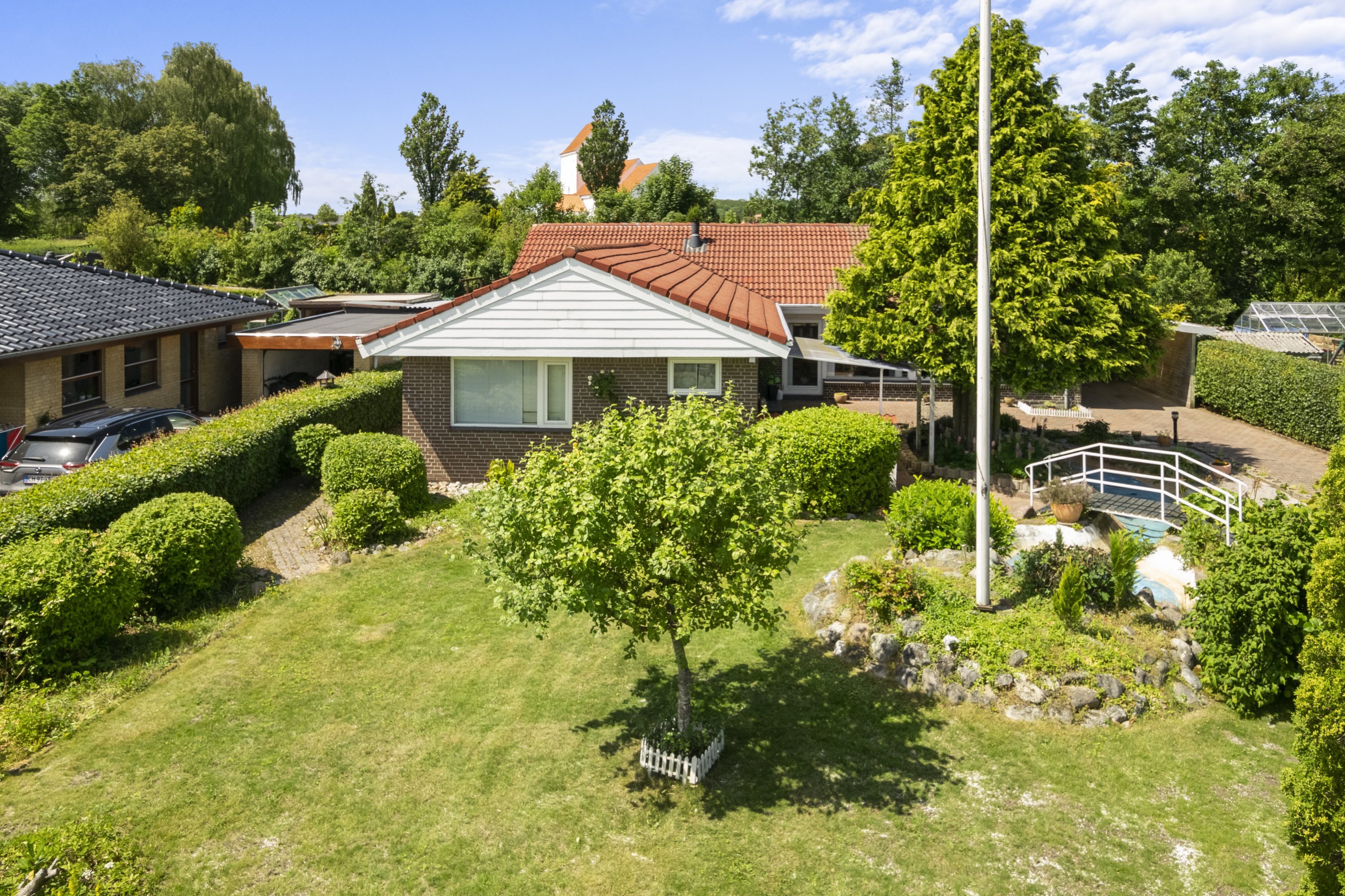 Fremhævet have billede i fuldskærmstilstand. Billede af Gammelgårdsvej 24, 7321 Gadbjerg