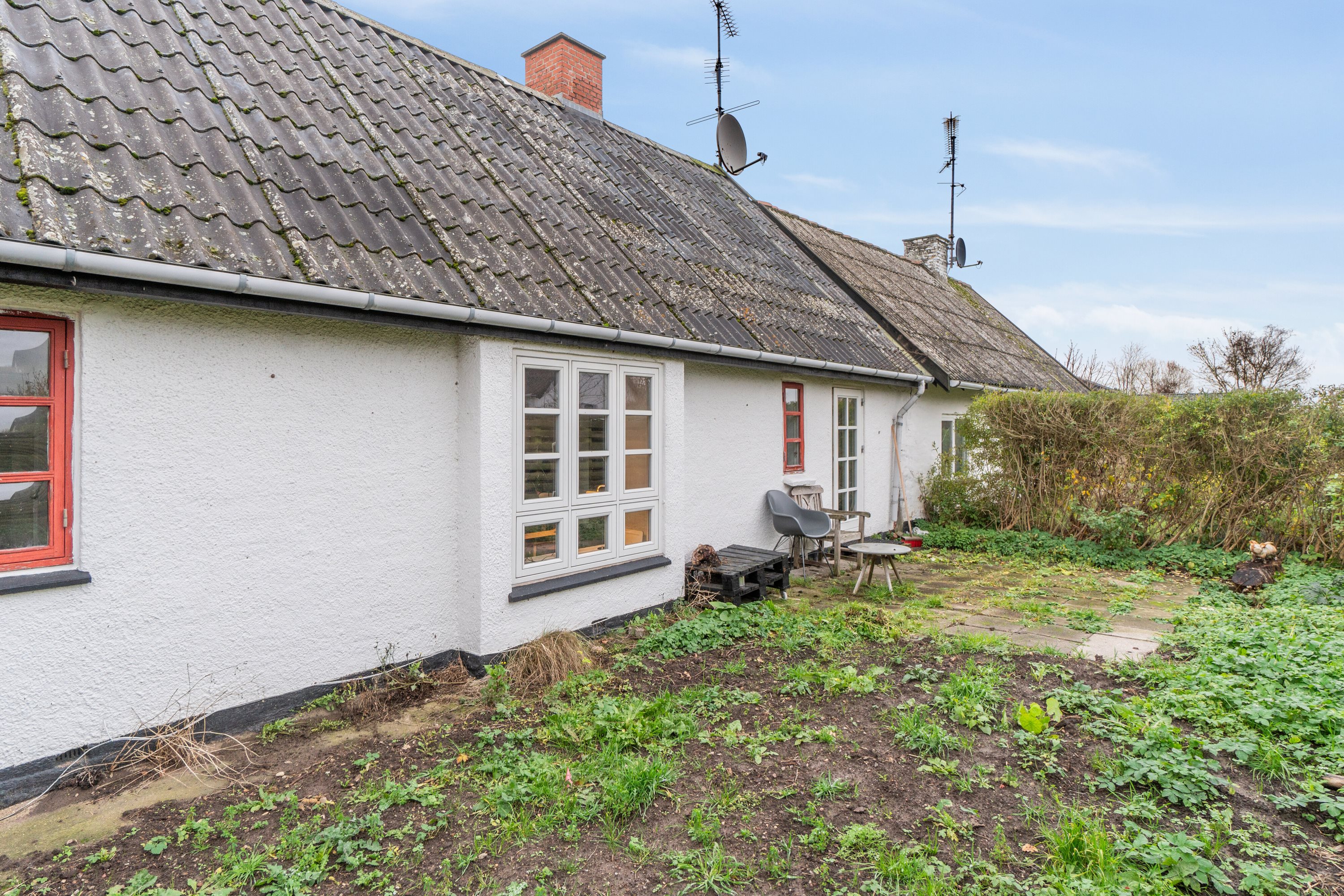 Miniaturebillede 1: set fra haven. Billede af Herslev Kærvej 4, Herslev, 4000 Roskilde