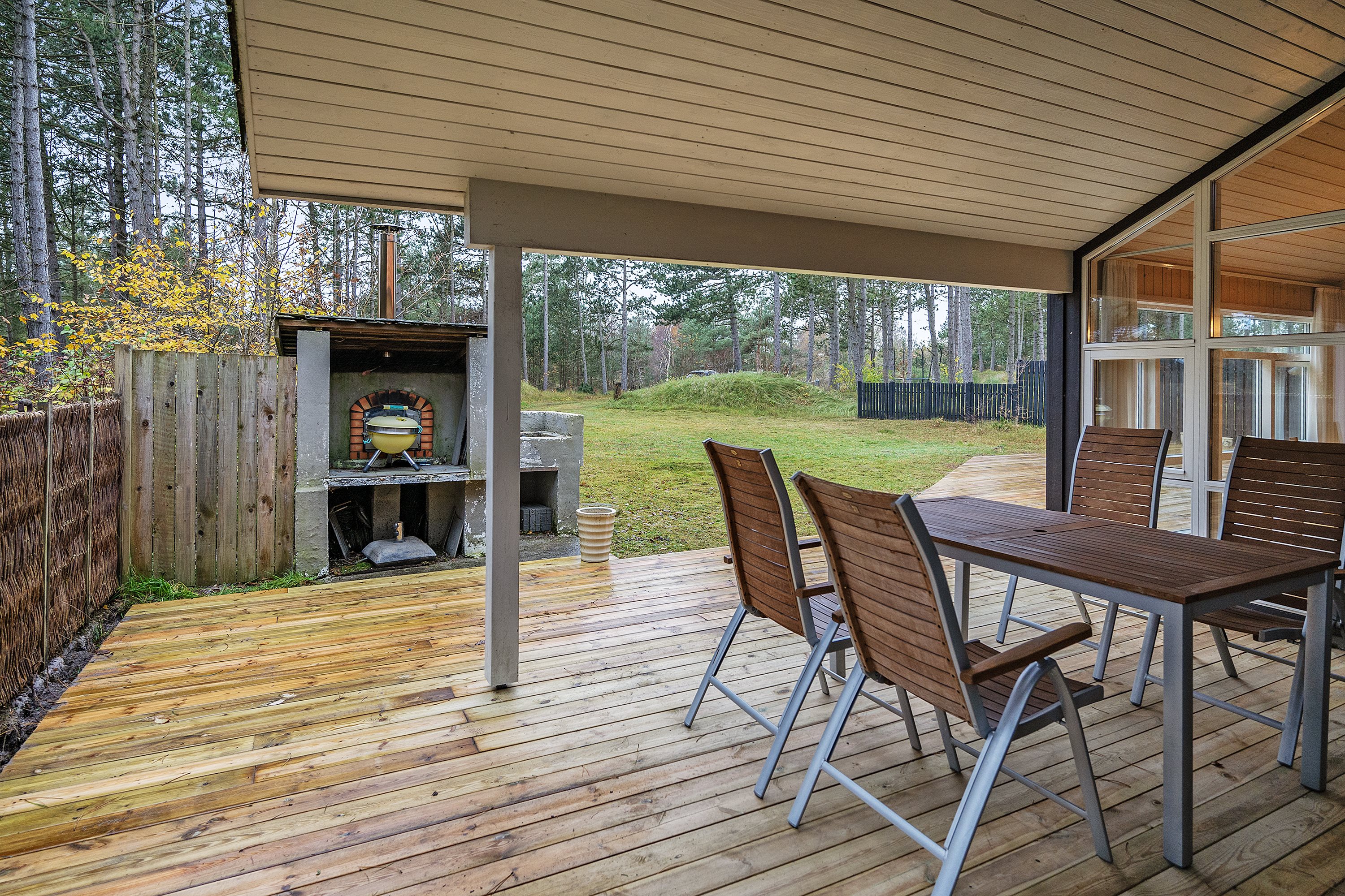 Fremhævet terrasse billede i fuldskærmstilstand. Billede af Sortebærvej 26, Fuglsang Str, 8500 Grenaa