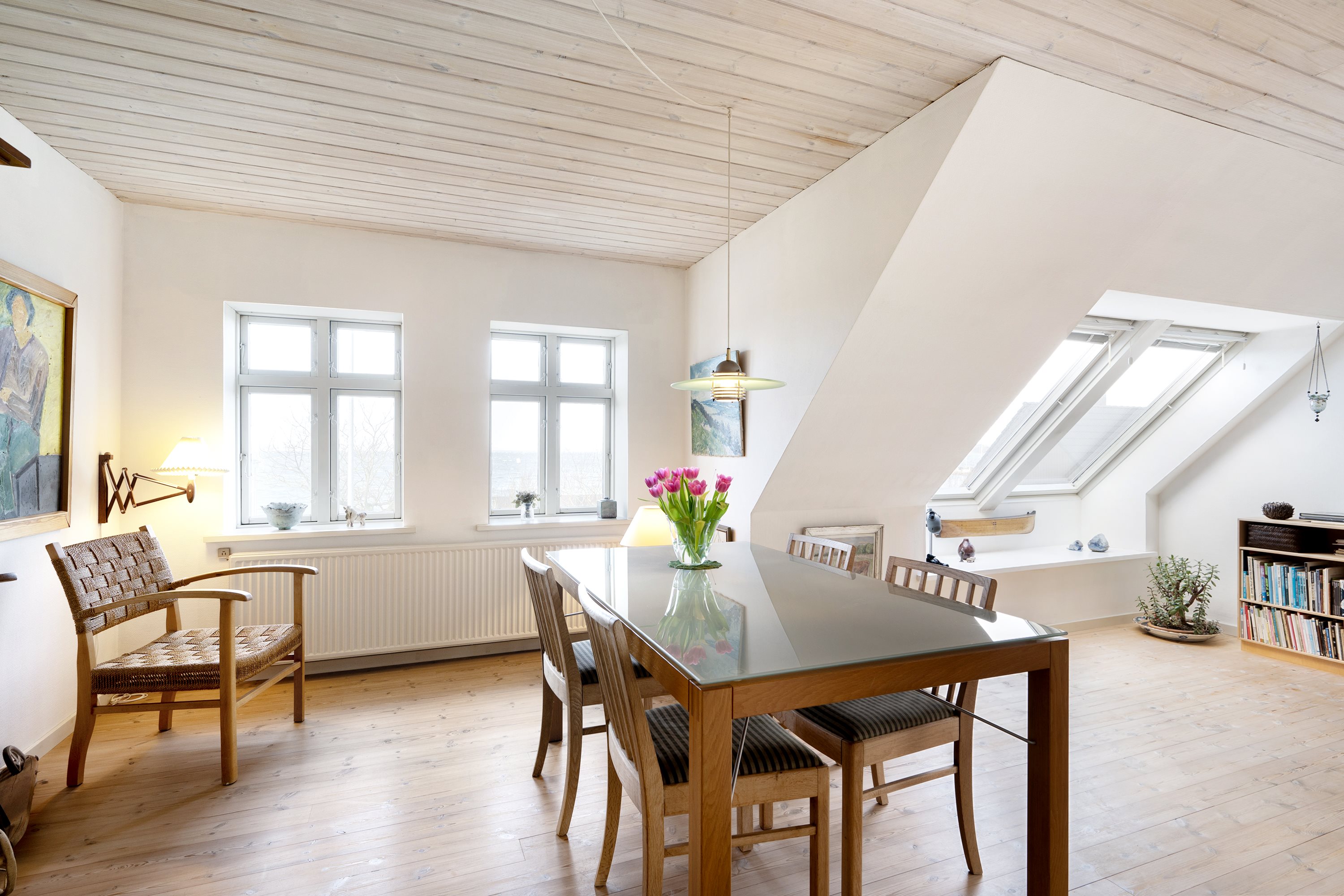 Fremhævet spisestue billede i fuldskærmstilstand. Billede af Holmbjergvej 83, Knebelbro, 8420 Knebel