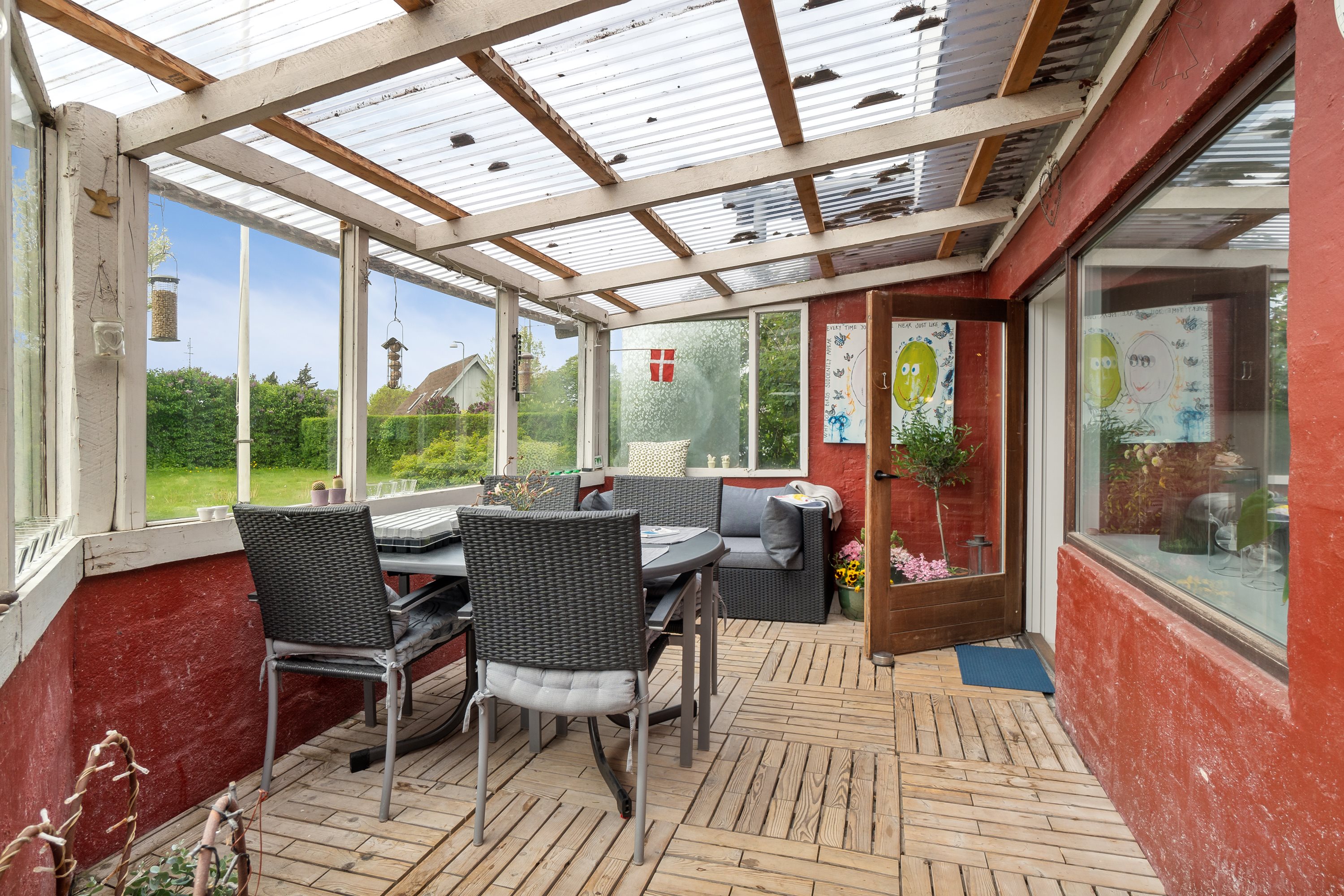 Fremhævet overdækket terrasse billede i fuldskærmstilstand. Billede af Lundbyvej 92, Tåsinge, 5700 Svendborg