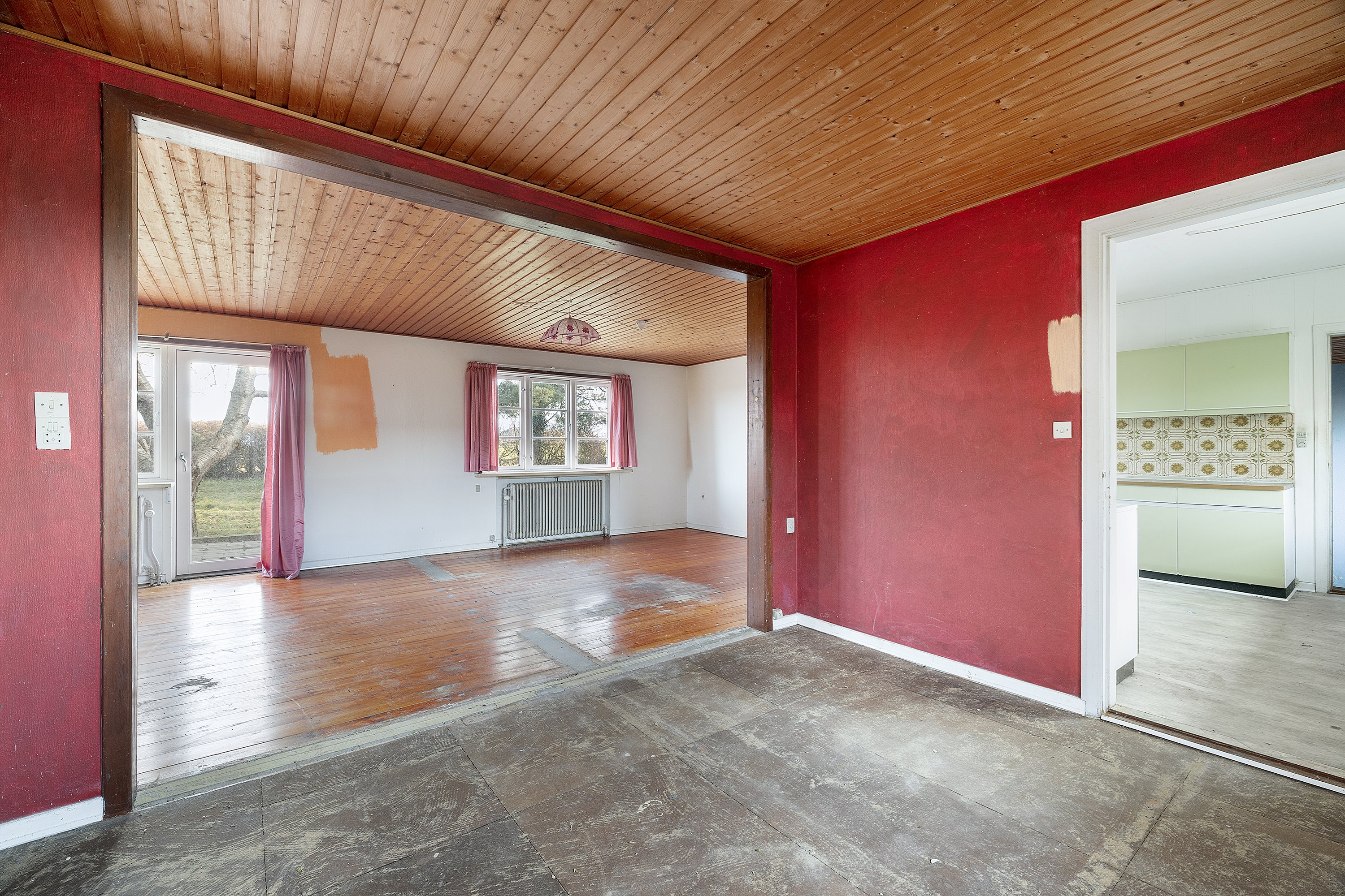 Fremhævet stue billede i fuldskærmstilstand. Billede af Gudøgyden 6, Sønderby Bj, 5631 Ebberup