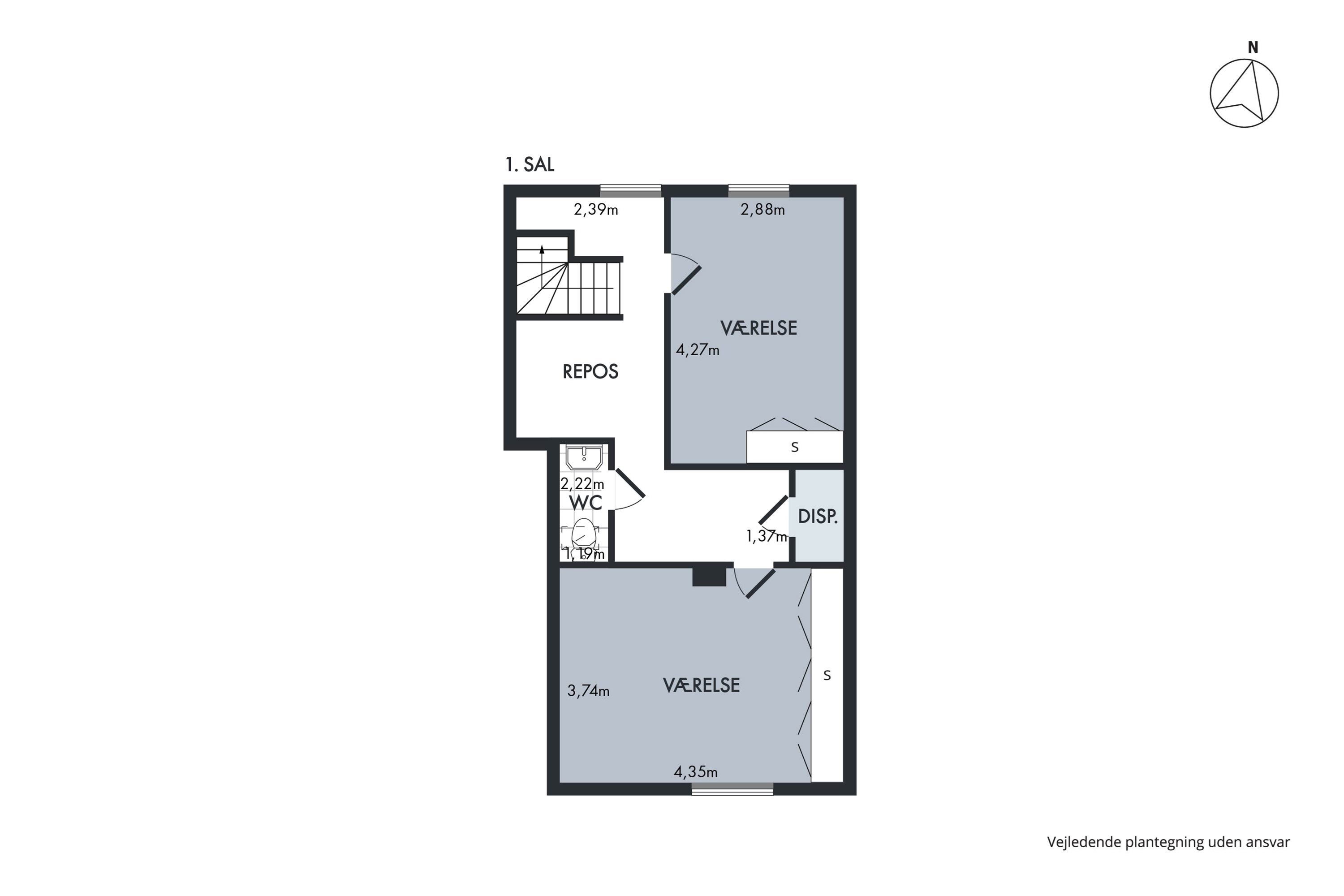 Plantegninger billede af Gudøgyden 6, Sønderby Bj, 5631 Ebberup