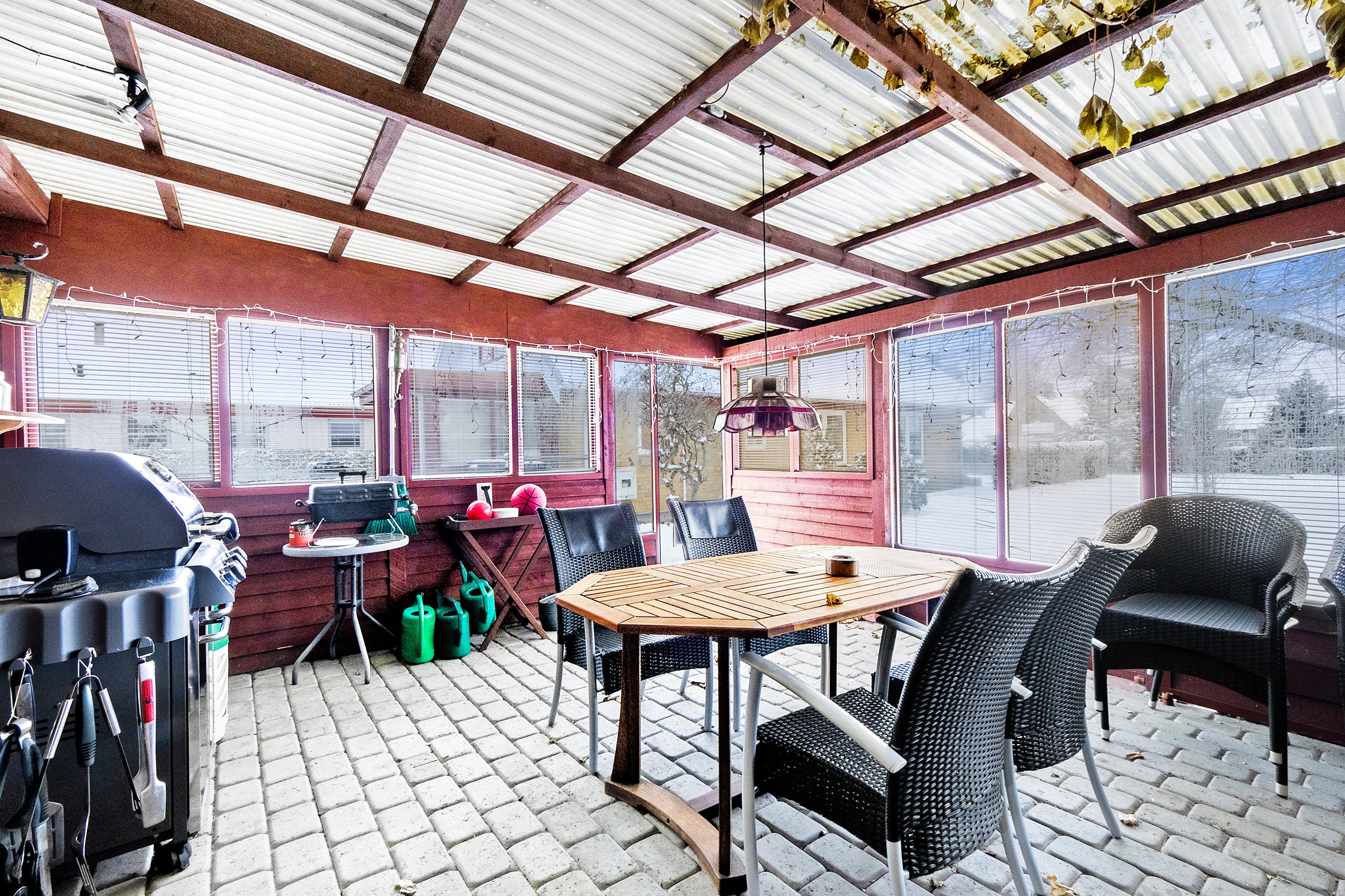 Fremhævet terrasse billede i fuldskærmstilstand. Billede af Stationsvej 20, Rønbjerg, 7800 Skive