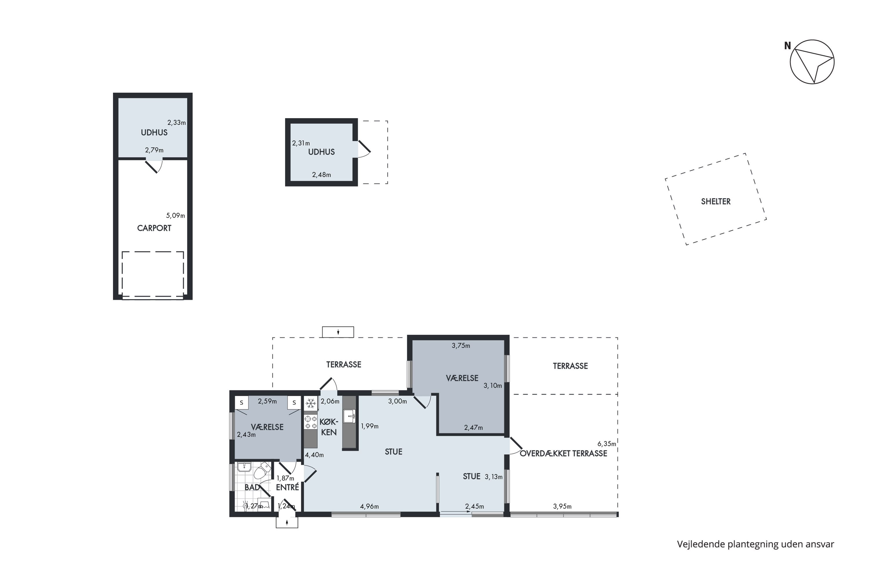Plantegninger billede af Strandskadevej 33, Store Sjørup, 8950 Ørsted