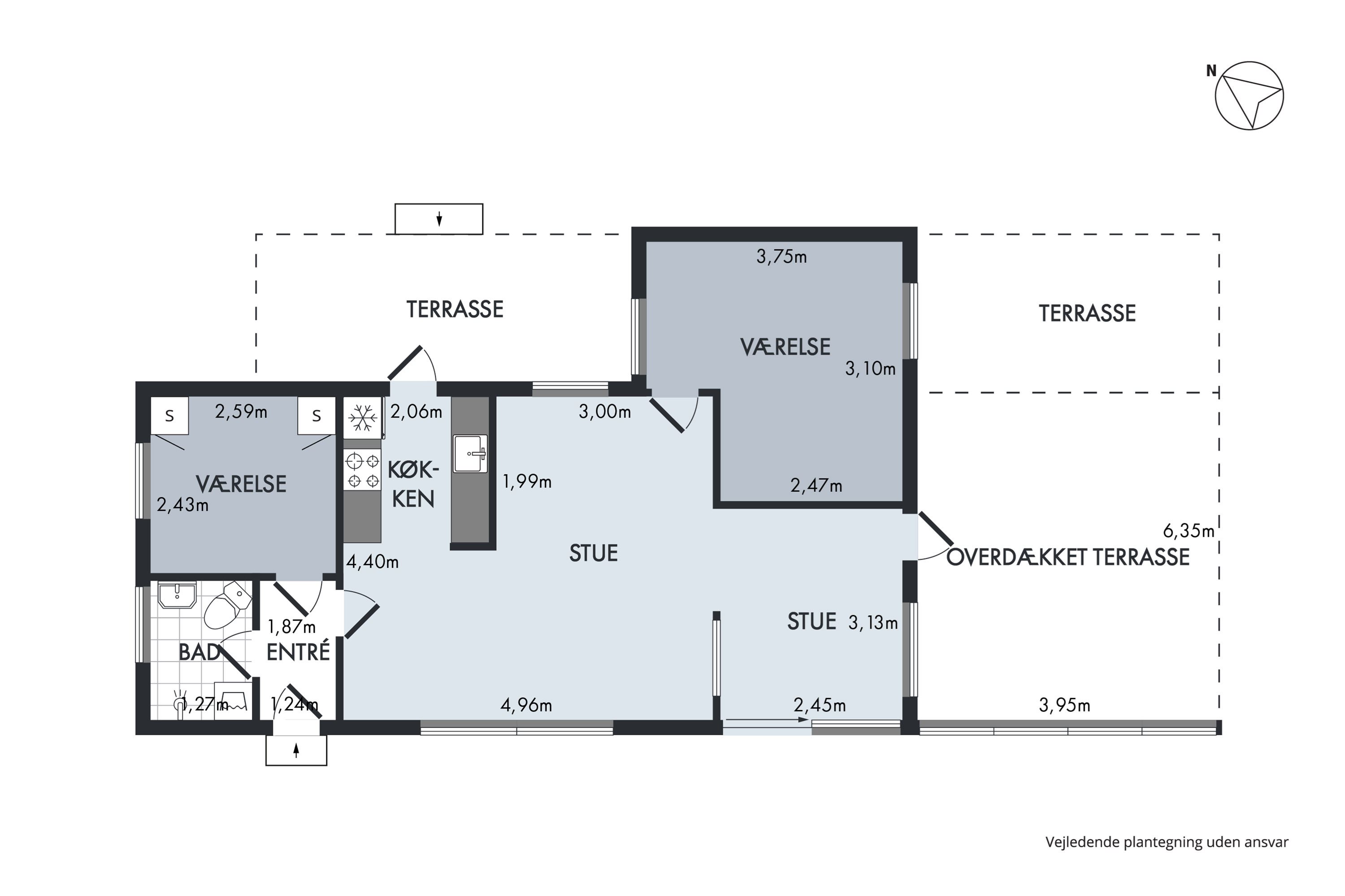 Plantegninger billede af Strandskadevej 33, Store Sjørup, 8950 Ørsted