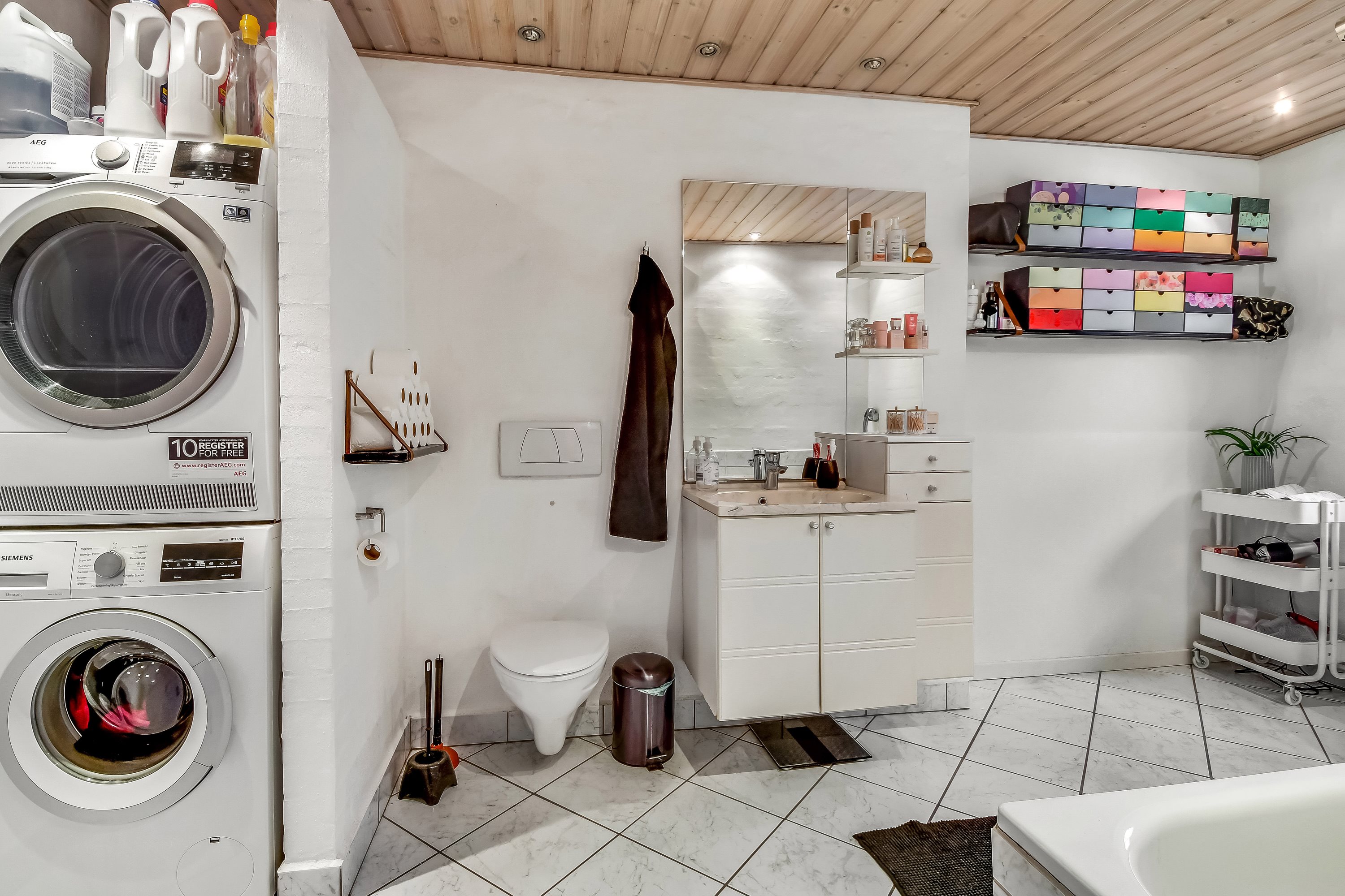 Fremhævet badeværelse billede i fuldskærmstilstand. Billede af Nordre Strandvej 29, 6731 Tjæreborg