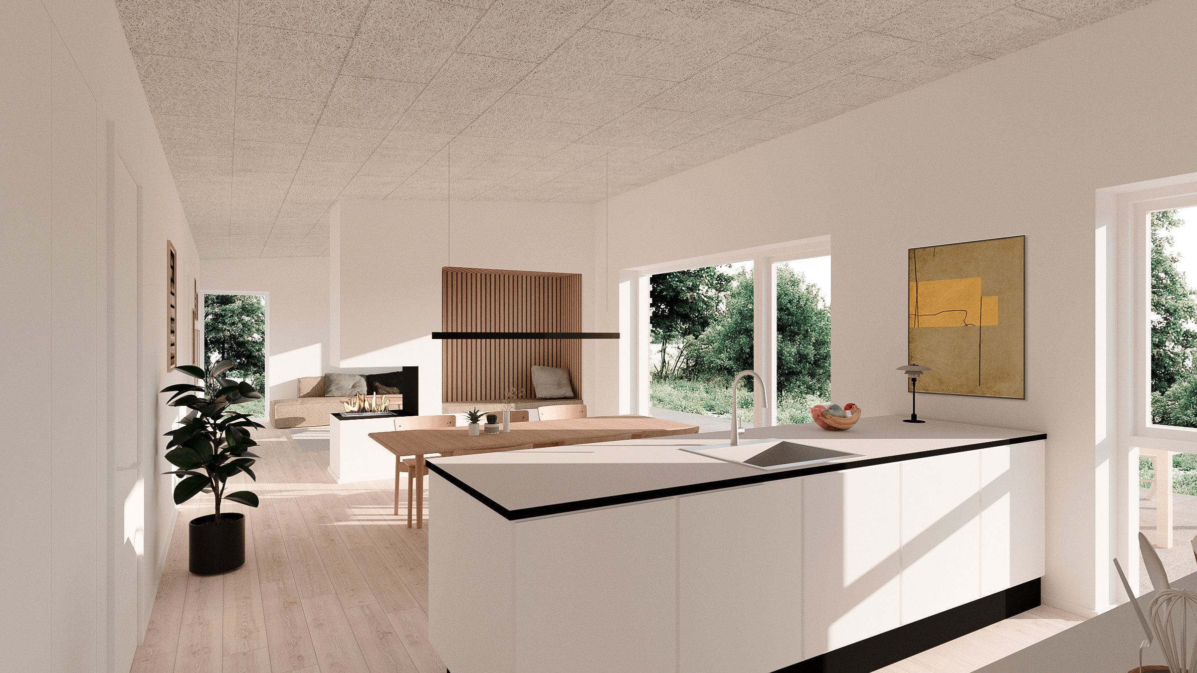 Miniaturebillede 1: interiør. Billede af Golflunden 48, 9900 Frederikshavn