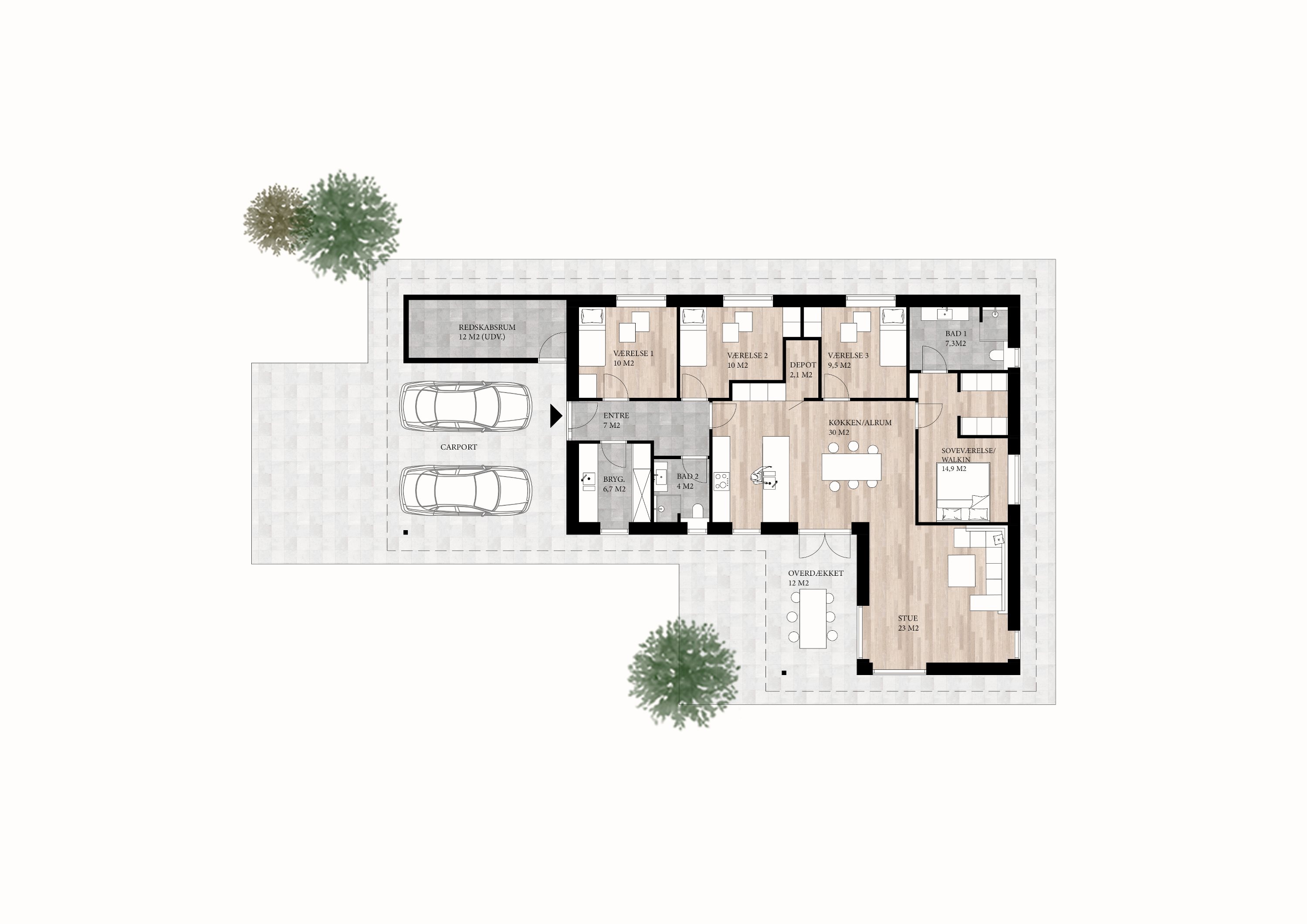 Plantegninger billede af Golflunden 78, 9900 Frederikshavn
