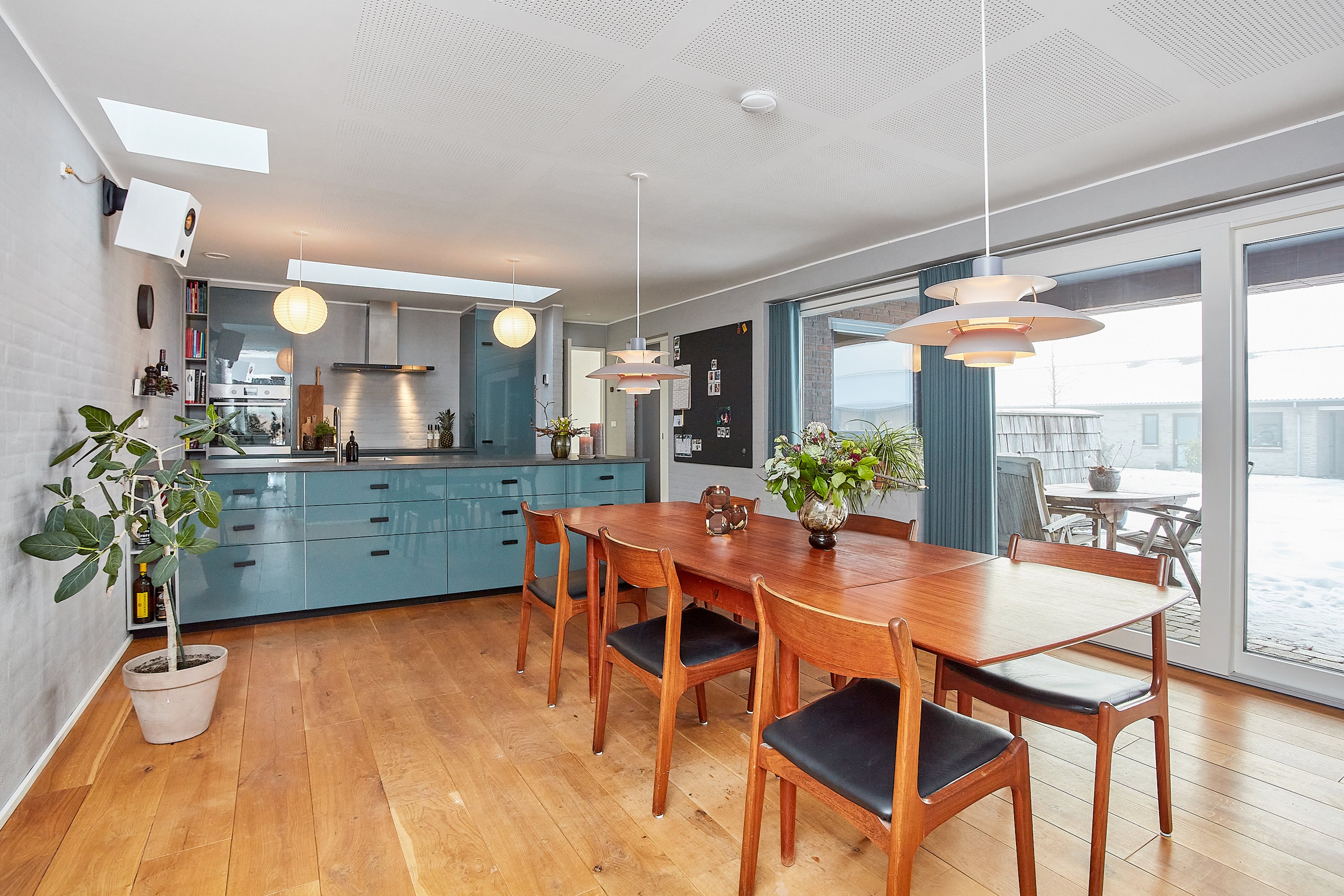 Fremhævet køkken alrum billede i fuldskærmstilstand. Billede af Billeshave 8, Bygholm, 8700 Horsens