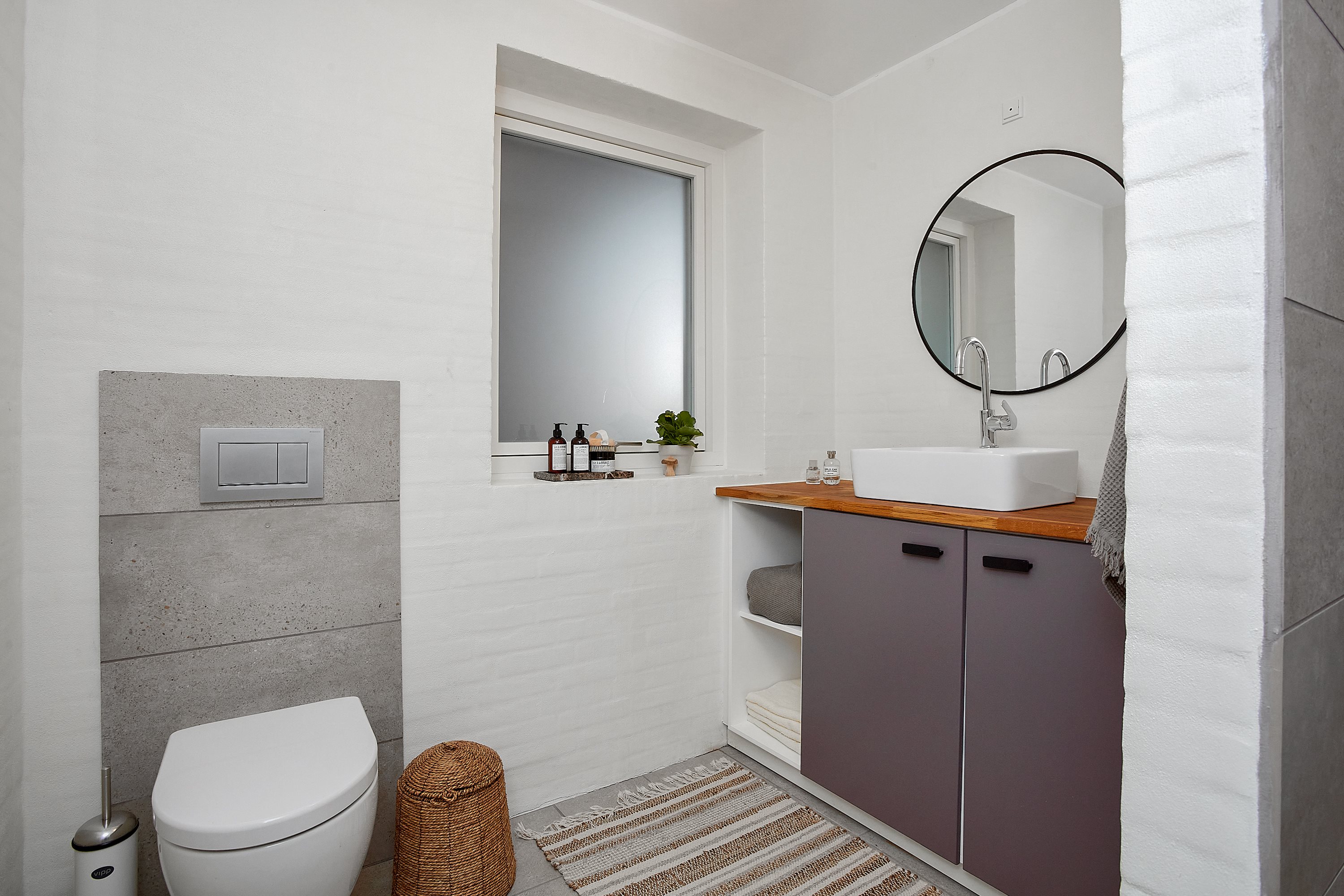 Fremhævet badeværelse billede i fuldskærmstilstand. Billede af Billeshave 8, Bygholm, 8700 Horsens