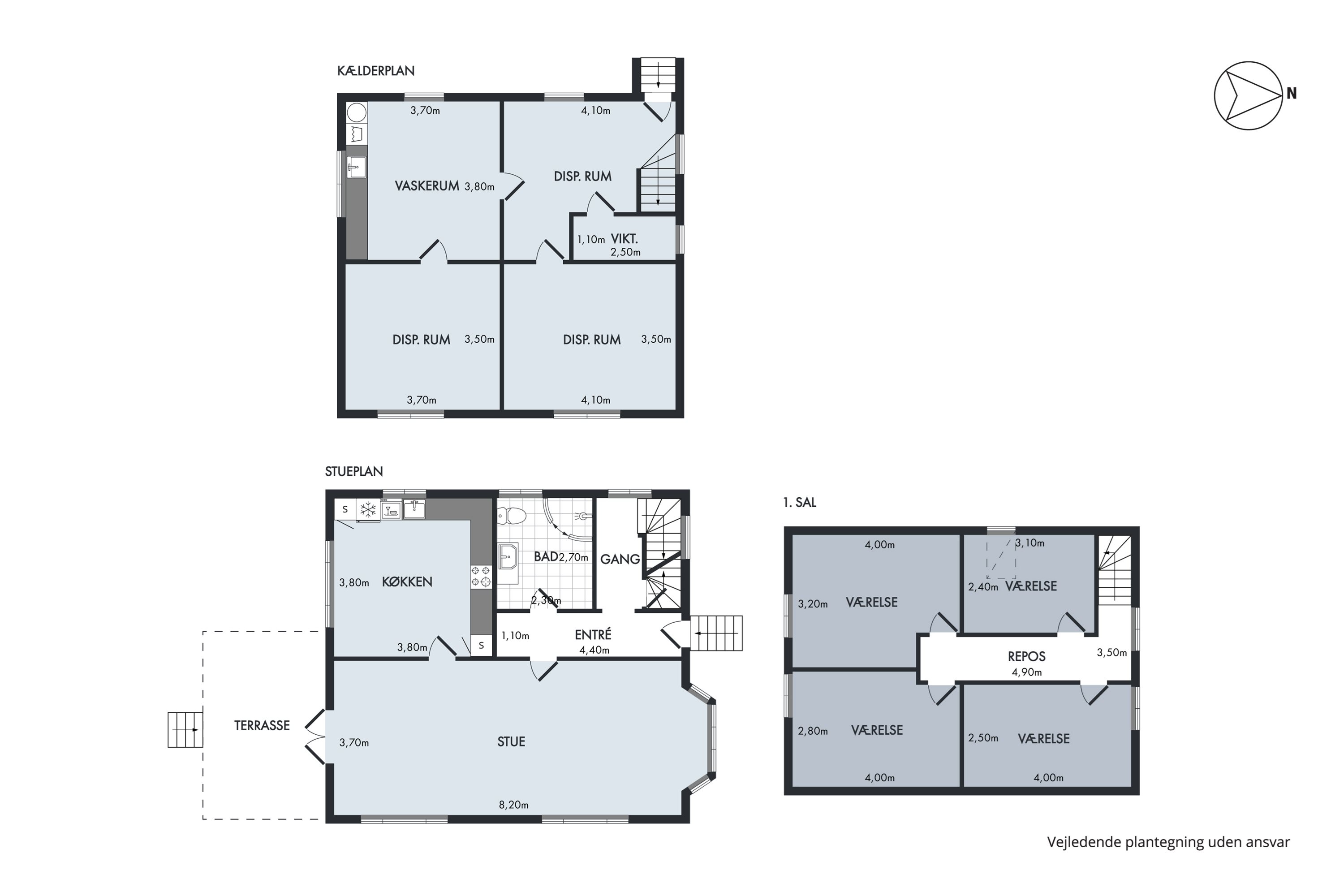 Plantegninger billede af Solsortevej 12, 8860 Ulstrup