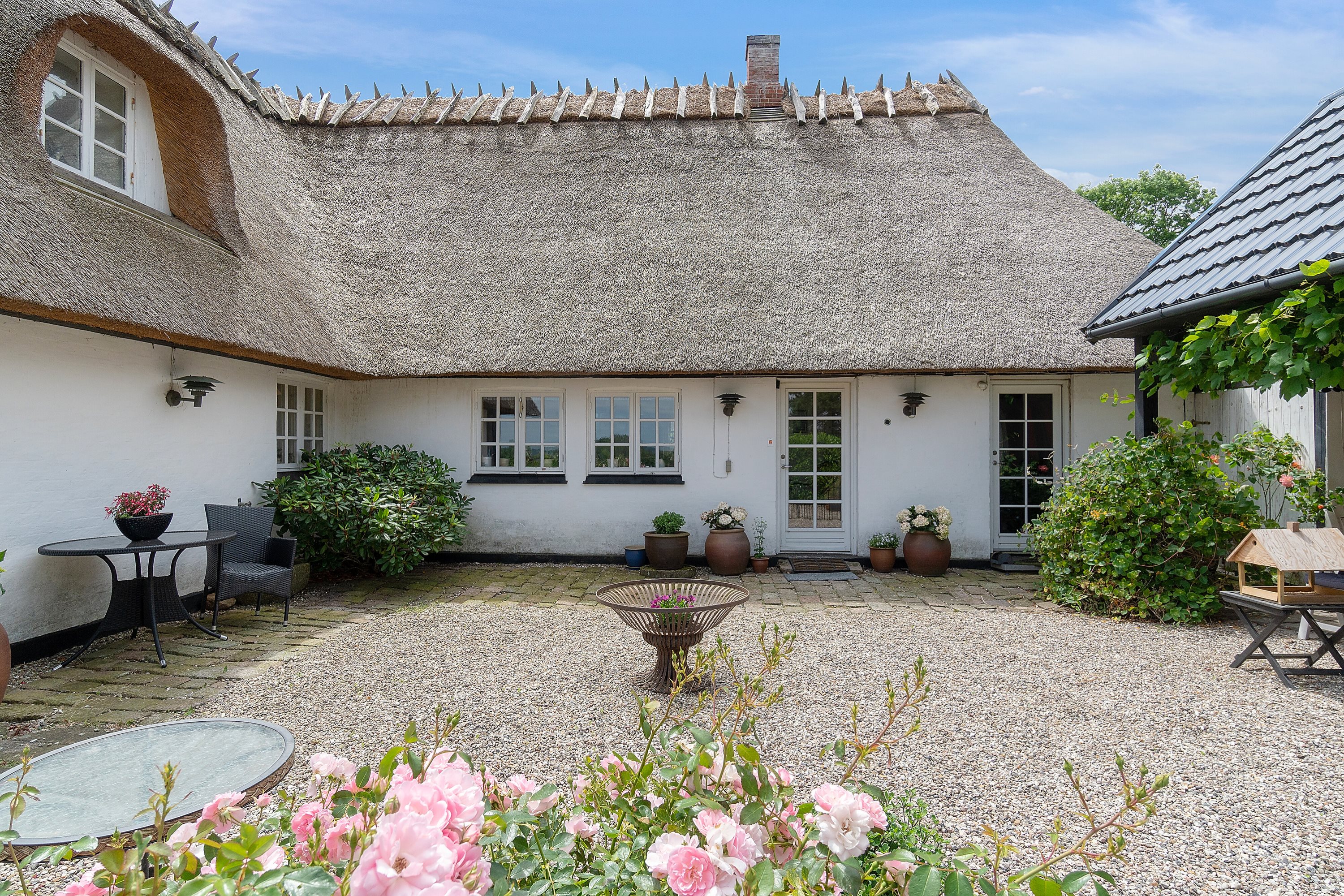 Villa: Set fra haven på Sinebjergvej 9, Bjerne, 5600 Faaborg