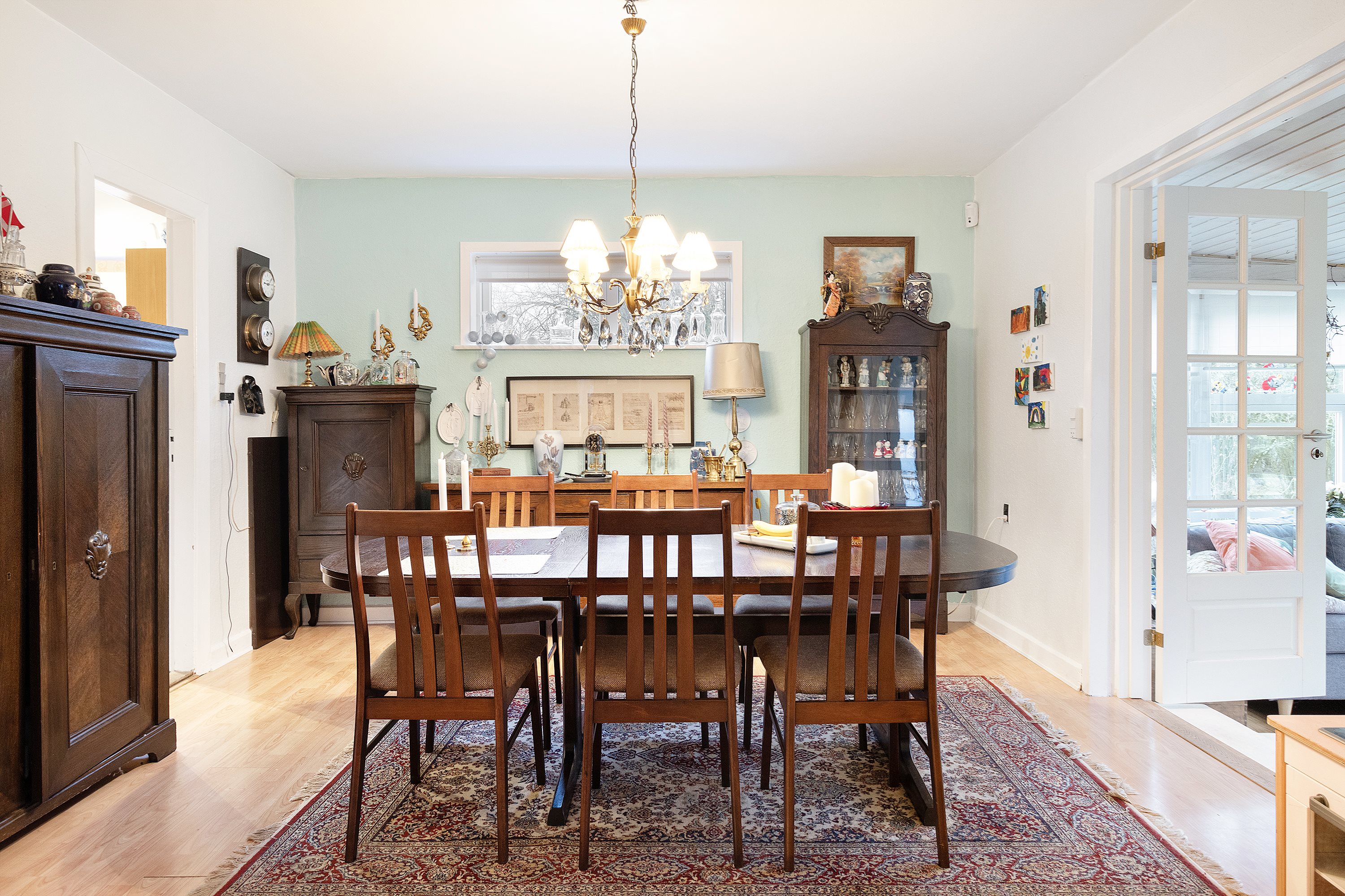 Fremhævet spisestue billede i fuldskærmstilstand. Billede af Ribevej 65, Hviding, 6760 Ribe