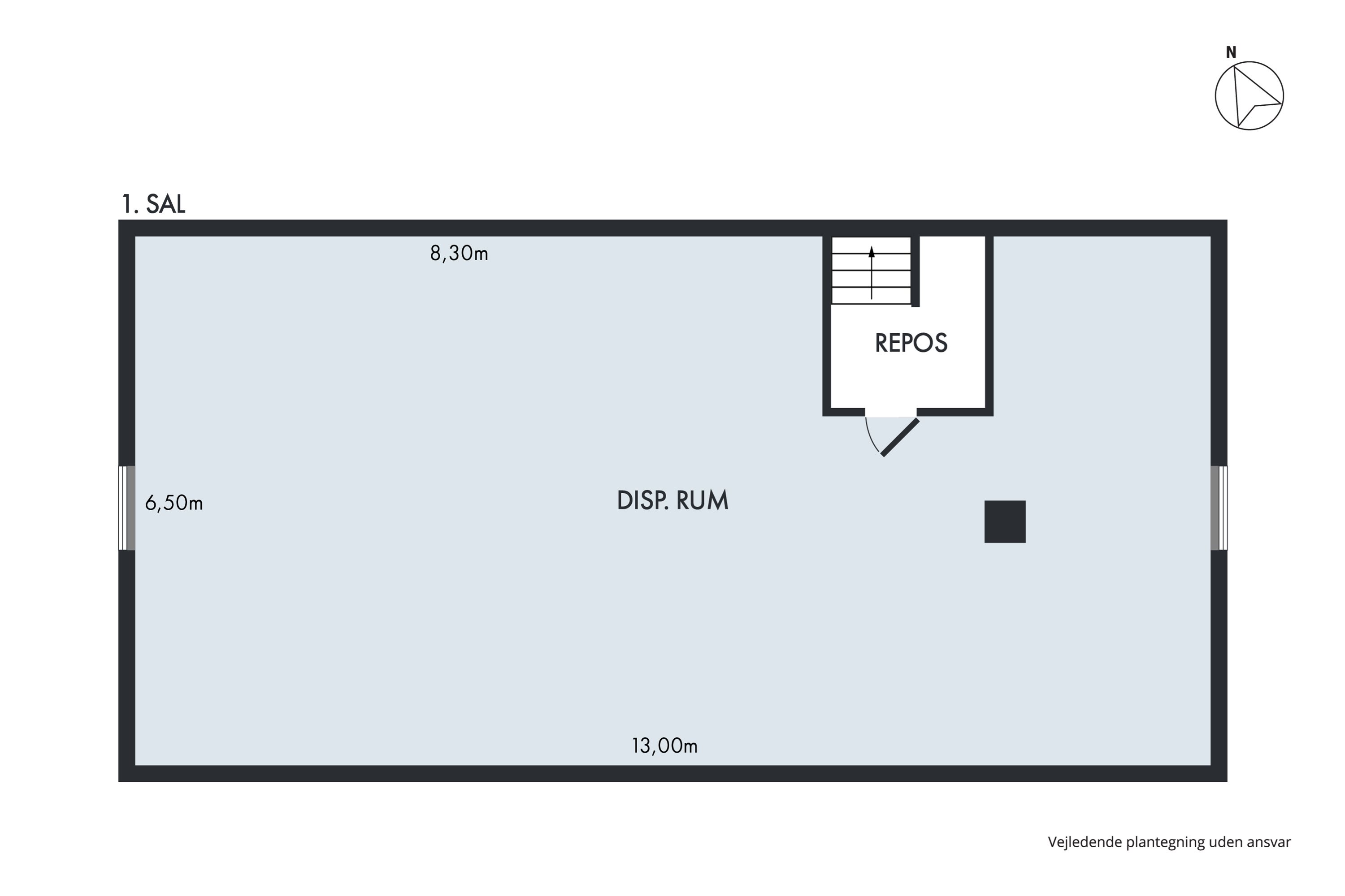 Plantegninger billede af Ribevej 65, Hviding, 6760 Ribe