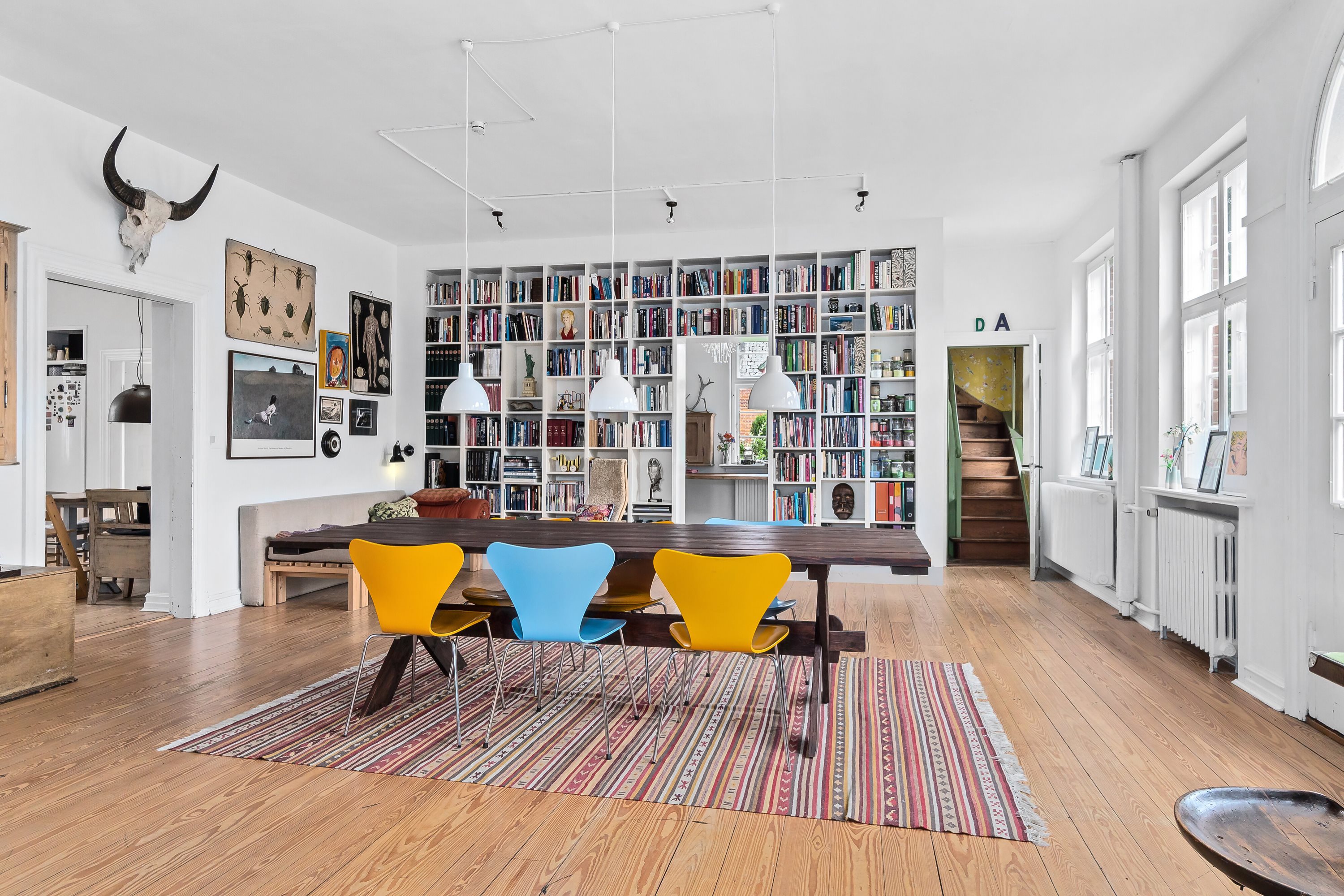 Fremhævet spisestue billede i fuldskærmstilstand. Billede af Skolevej 7, Glamsbjerg by, 5620 Glamsbjerg