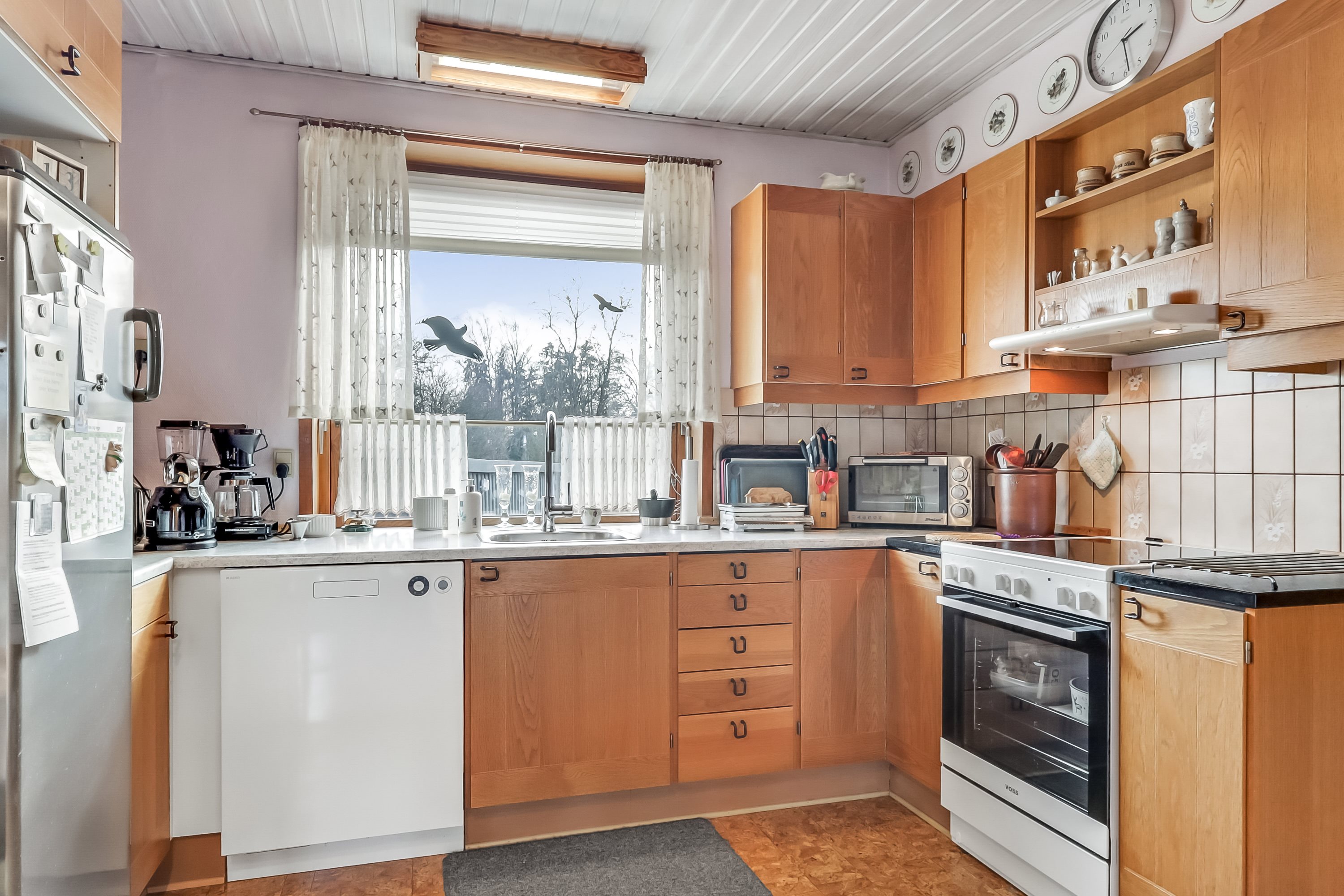 Fremhævet køkken billede i fuldskærmstilstand. Billede af Grønnegaardsvej 1, Sdr Longelse, 5900 Rudkøbing