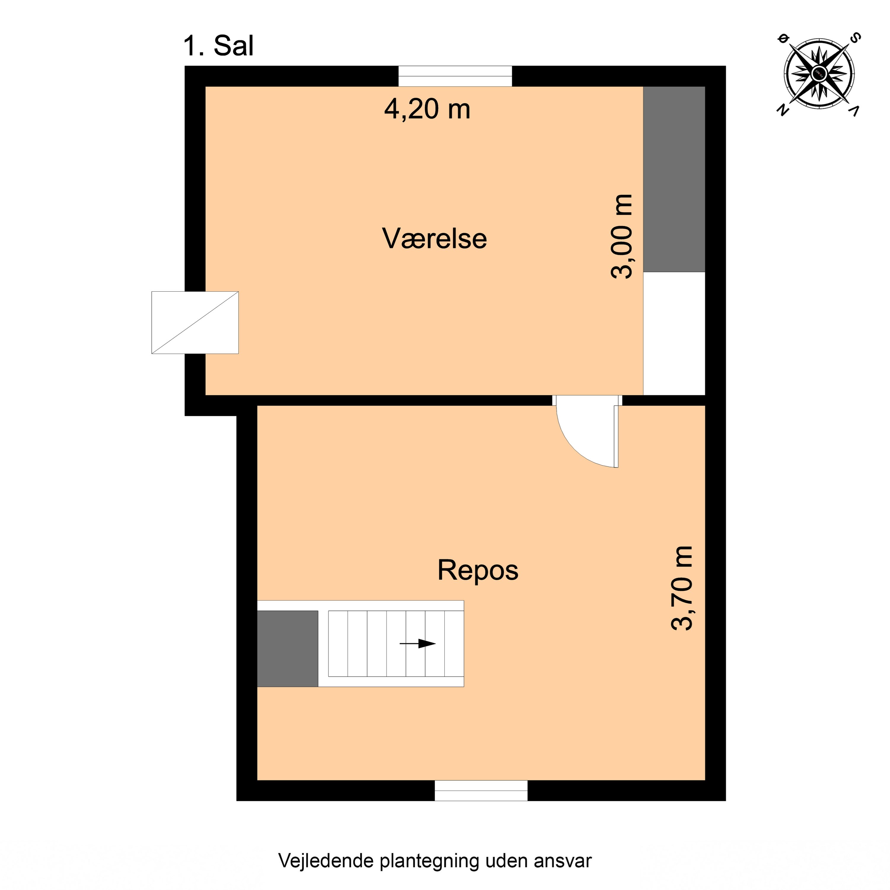 Plantegninger billede af Grønnegaardsvej 1, Sdr Longelse, 5900 Rudkøbing