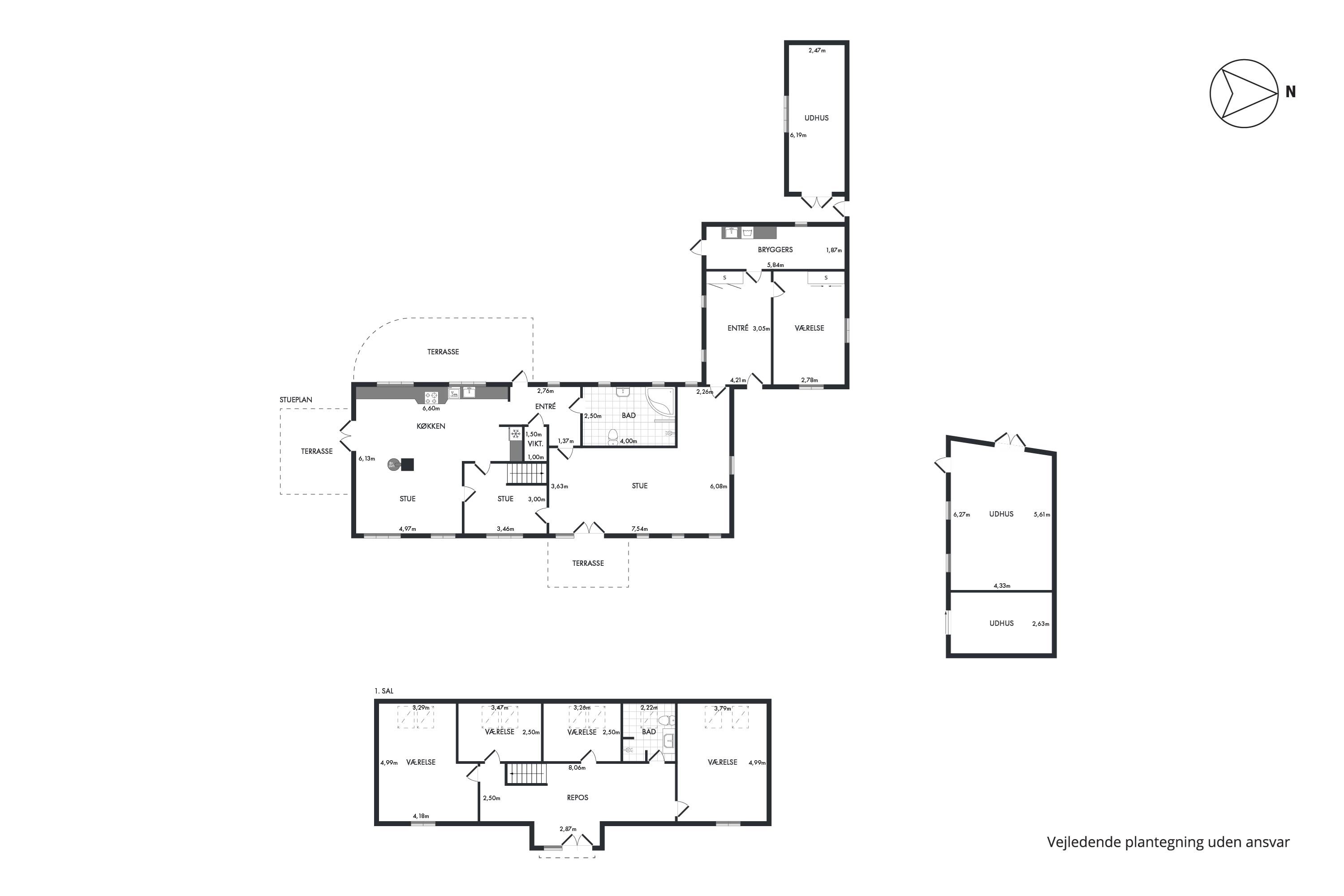 Plantegninger billede af Risrækken 1, Skårup, 9610 Nørager