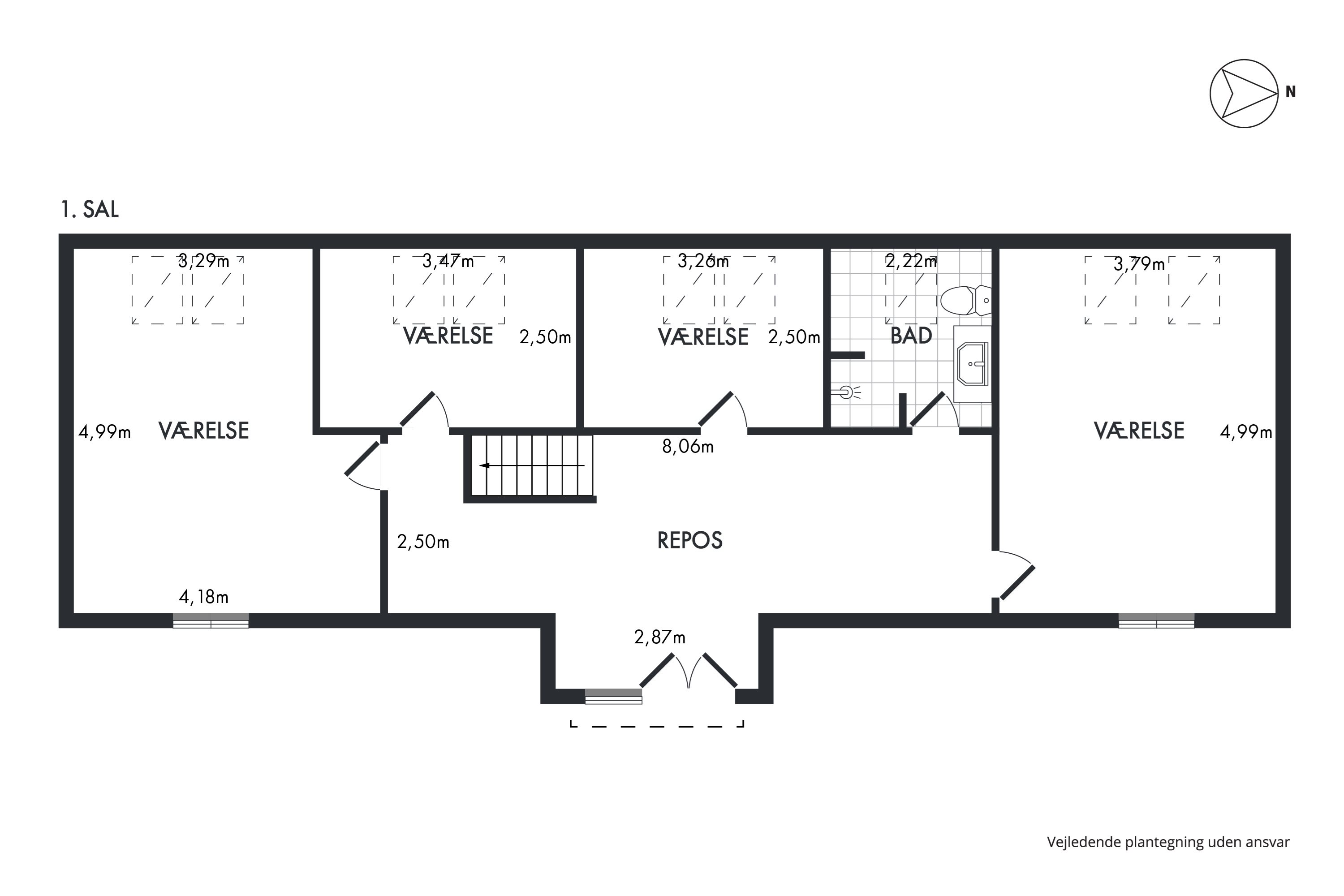 Plantegninger billede af Risrækken 1, Skårup, 9610 Nørager