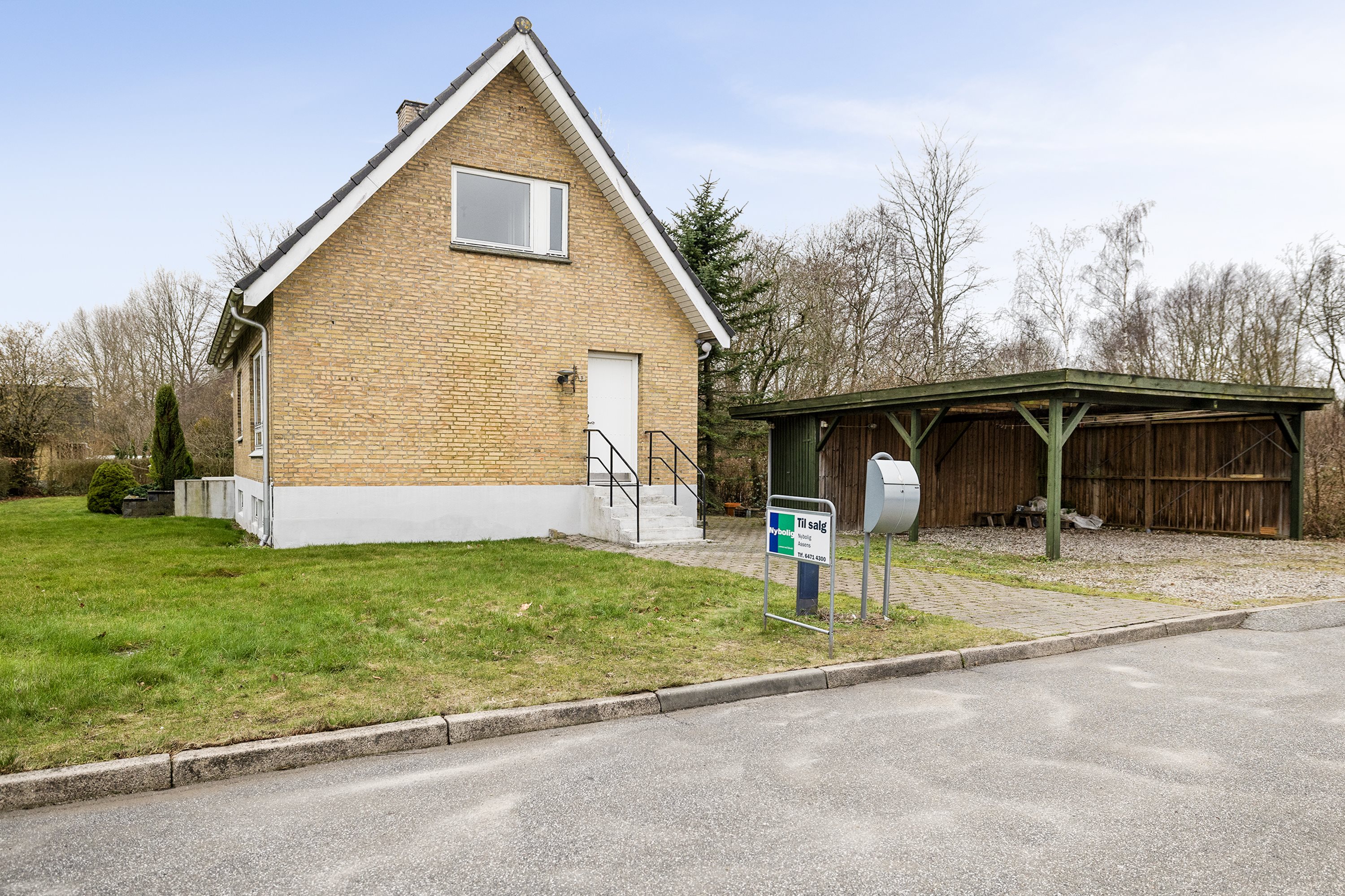 Fremhævet ejendommen billede i fuldskærmstilstand. Billede af Kløvervænget 5, 5620 Glamsbjerg