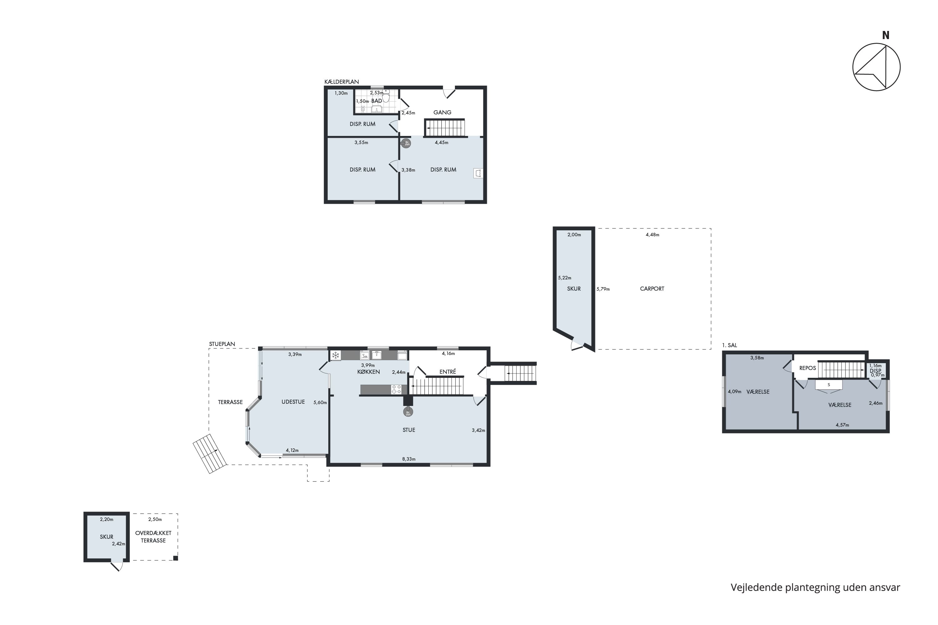 Plantegninger billede af Kløvervænget 5, 5620 Glamsbjerg