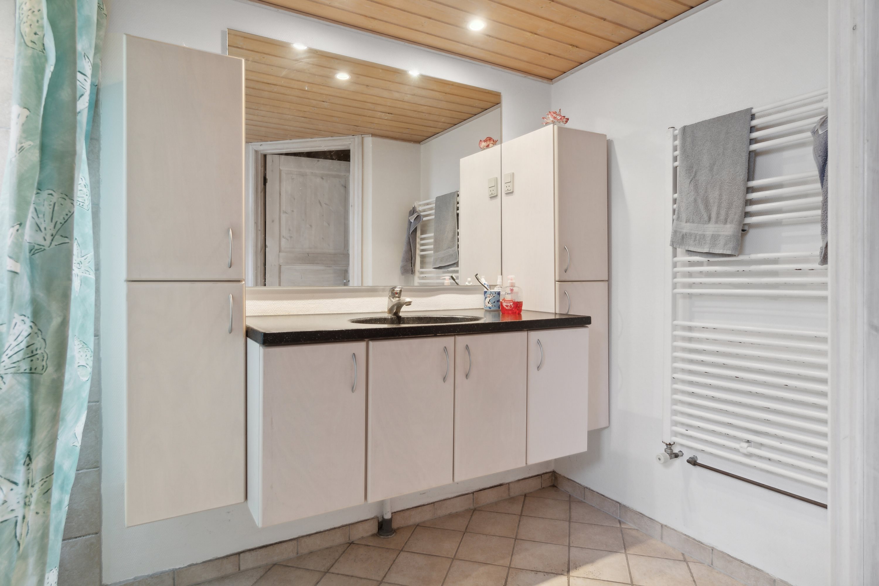 Fremhævet badeværelse billede i fuldskærmstilstand. Billede af Lillemarksvej 33, Bolt Gd Skov, 5750 Ringe