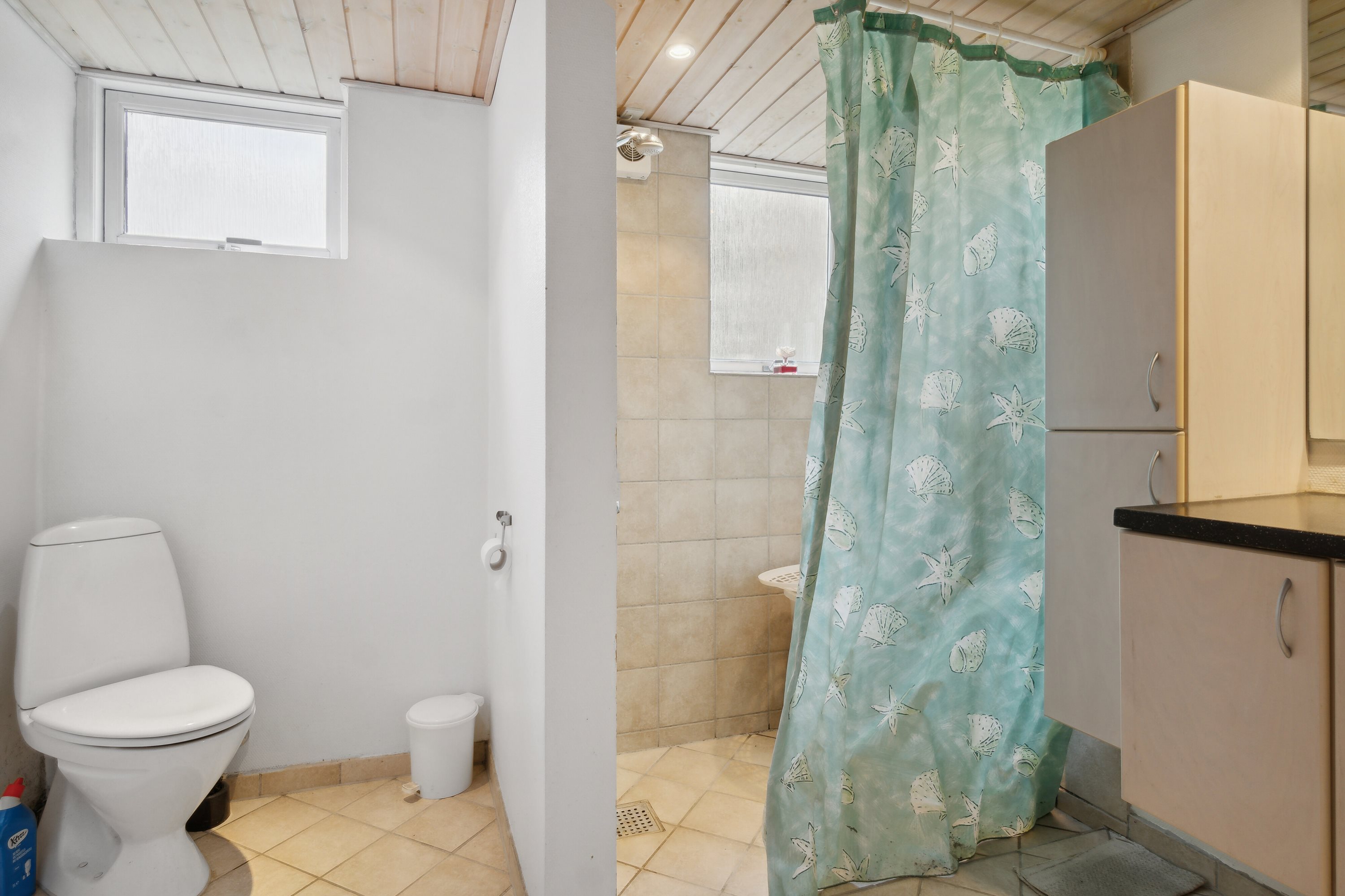 Fremhævet badeværelse billede i fuldskærmstilstand. Billede af Lillemarksvej 33, Bolt Gd Skov, 5750 Ringe