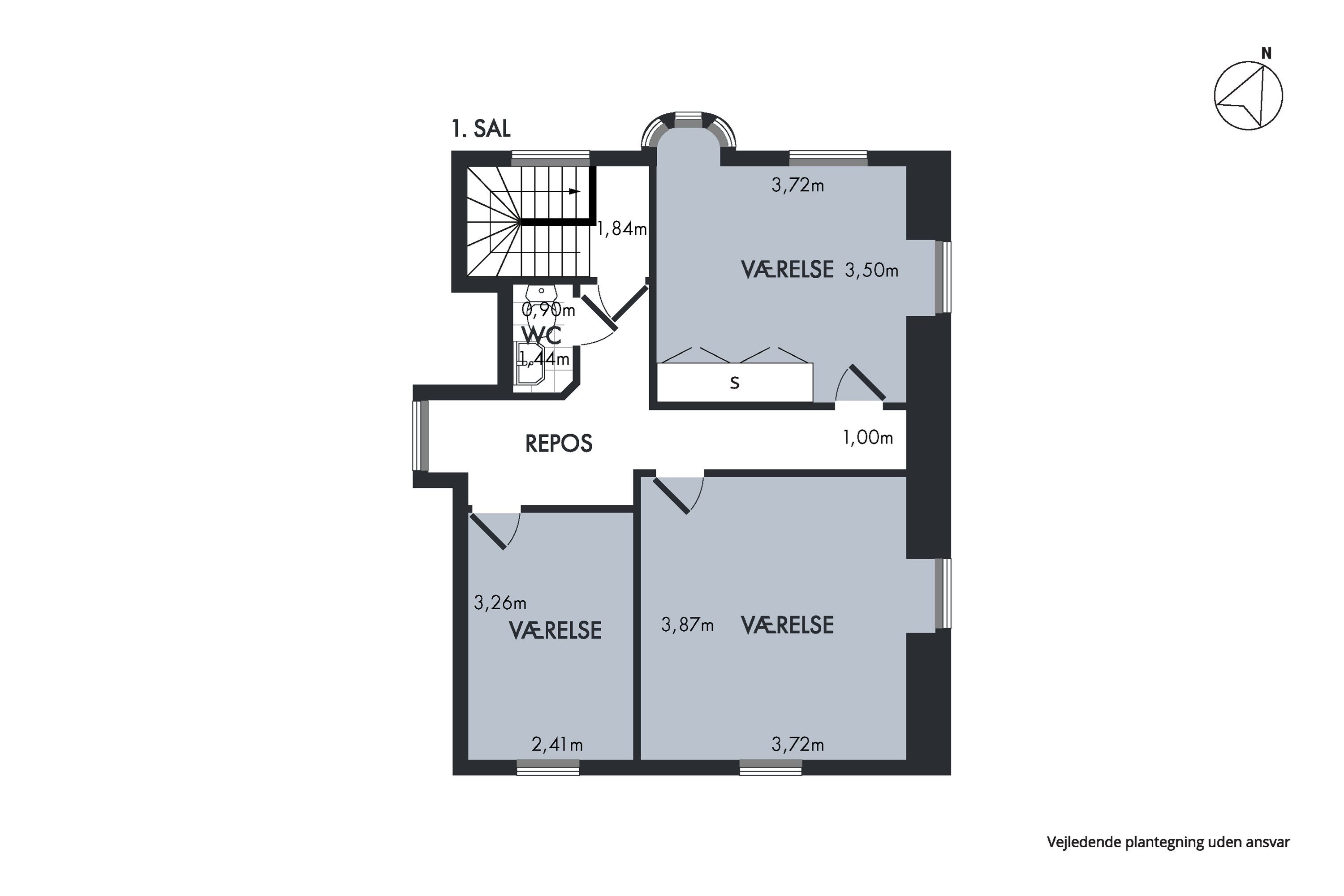 Plantegninger billede af Faldborggade 16, 9460 Brovst