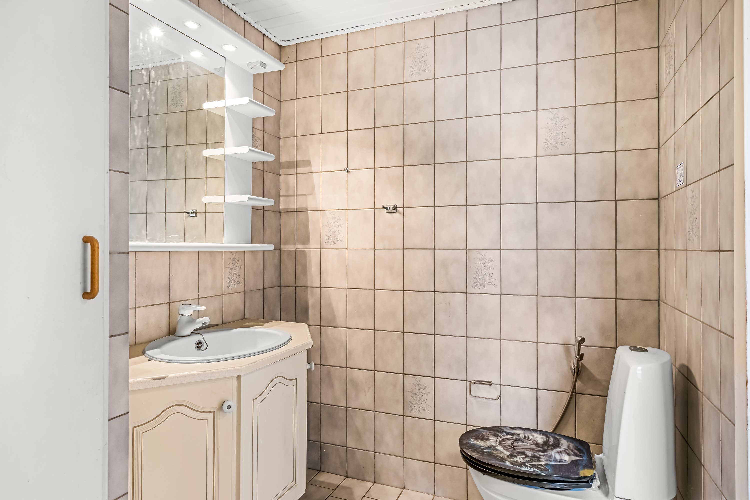 Fremhævet badeværelse billede i fuldskærmstilstand. Billede af Markgade 30, 6270 Tønder