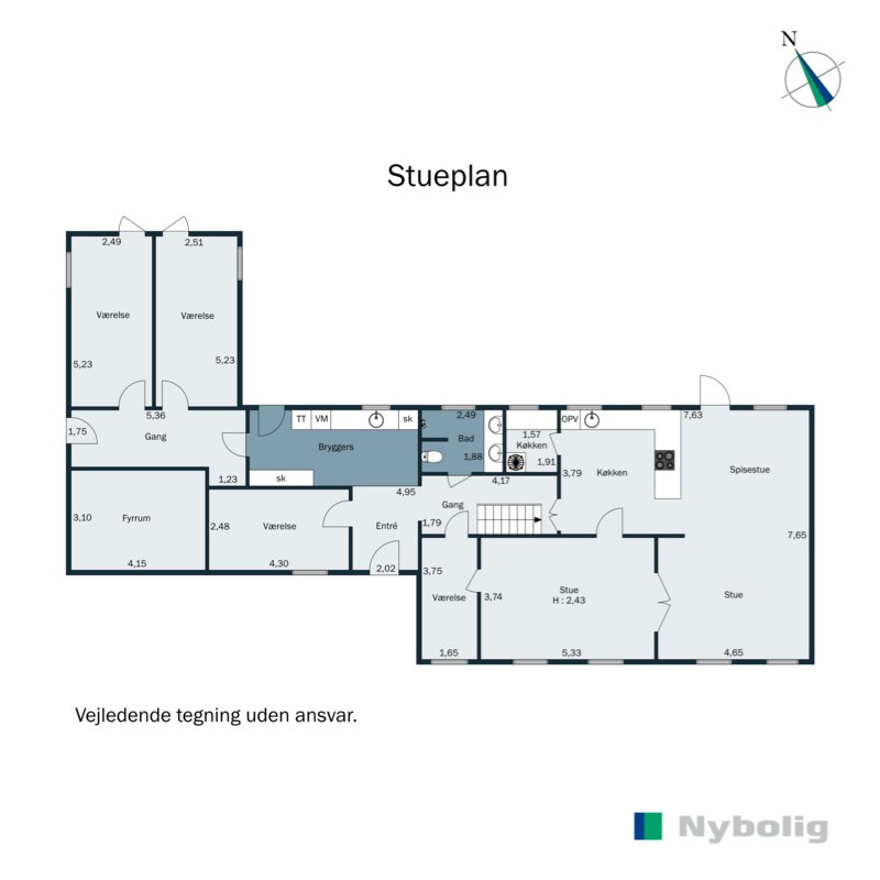 Plantegninger billede af Hadrupvej 4, 8350 Hundslund